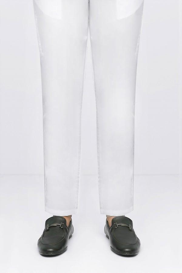 PLAIN WHITE TROUSER at Charcoal Clothing