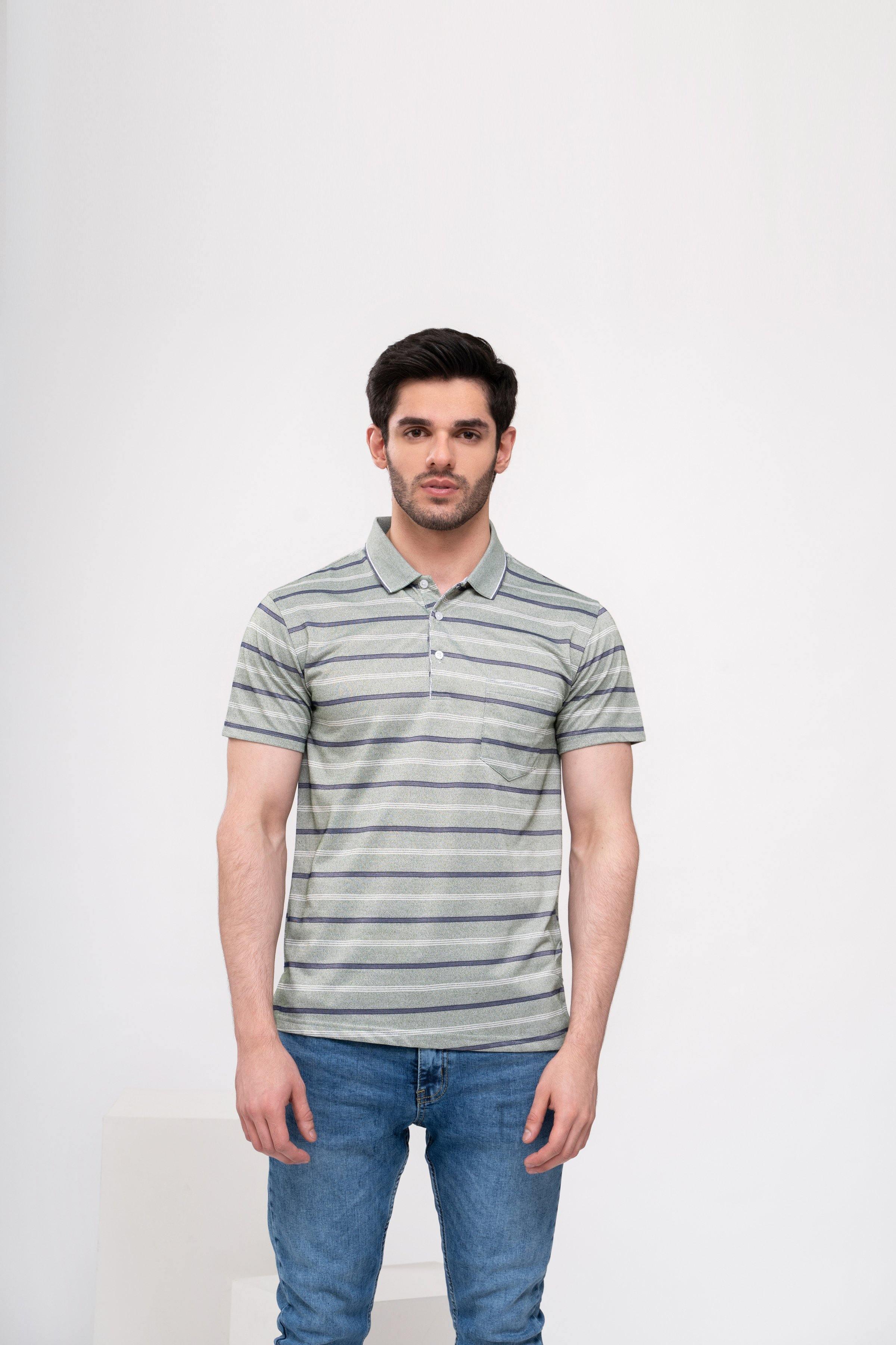 POLO SHIRT LIGHT GREEN – Charcoal Clothing