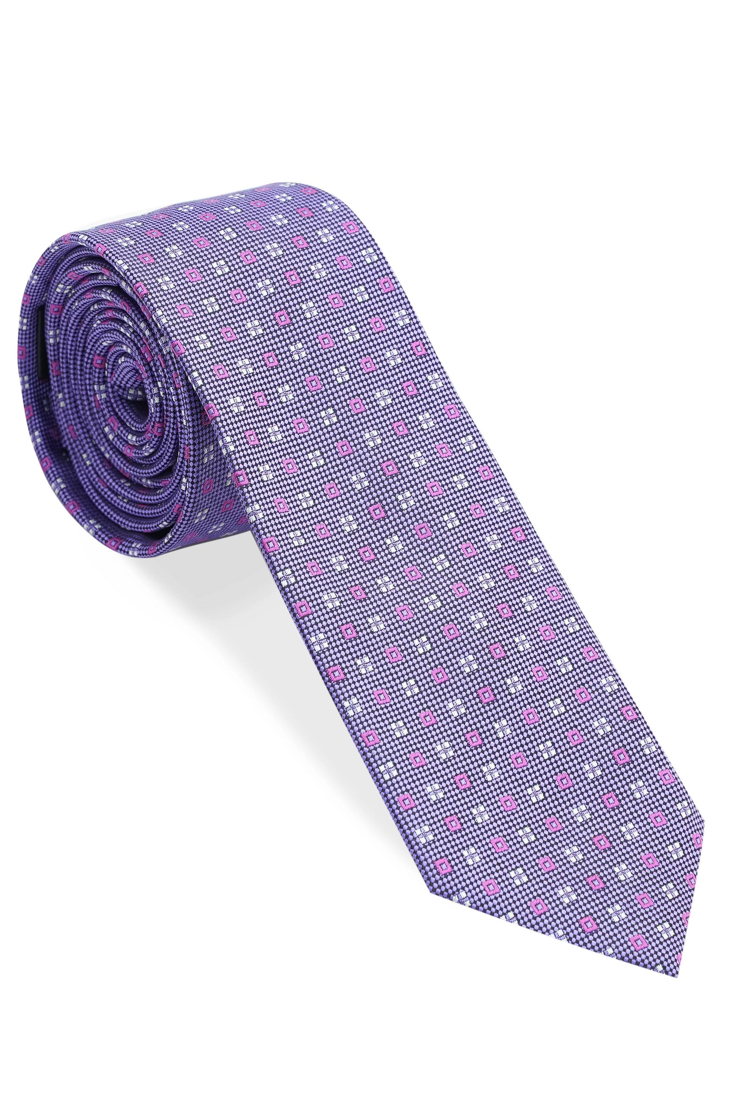 POLY SILK TIE at Charcoal Clothing