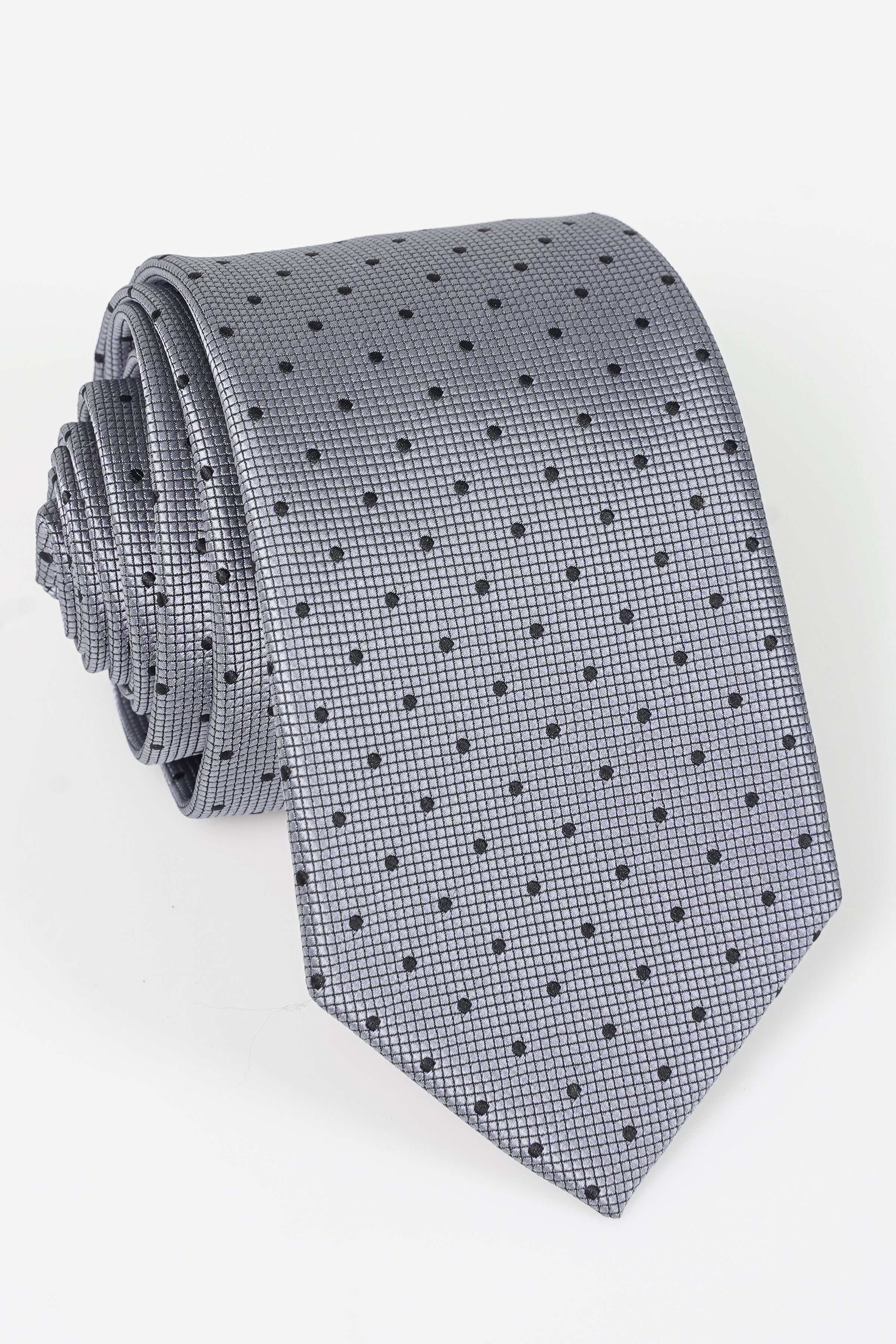 POLY SILK TIE at Charcoal Clothing
