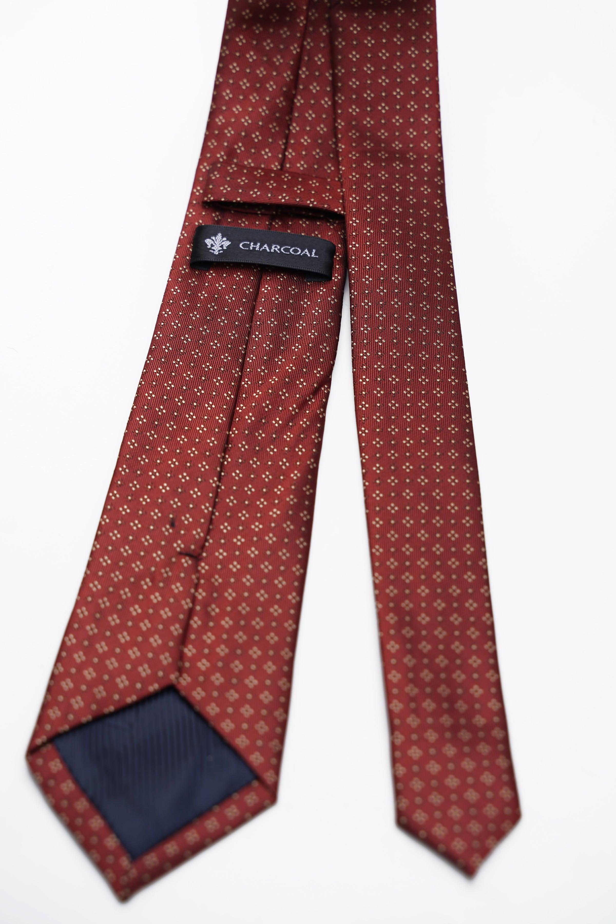 POLY SILK TIE at Charcoal Clothing