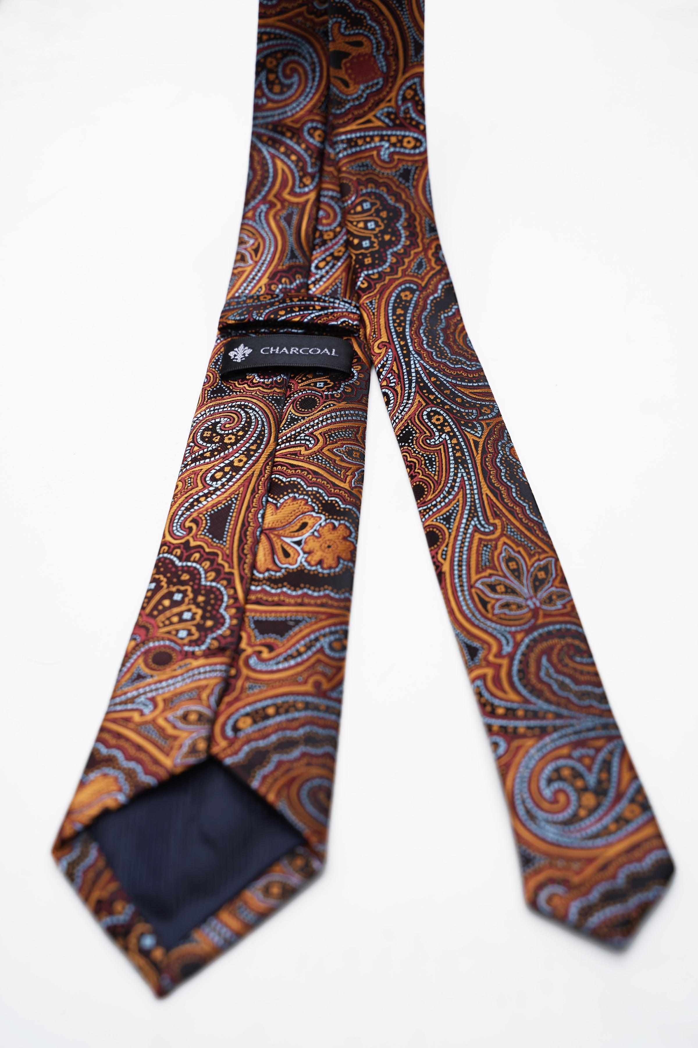 POLY SILK TIE at Charcoal Clothing