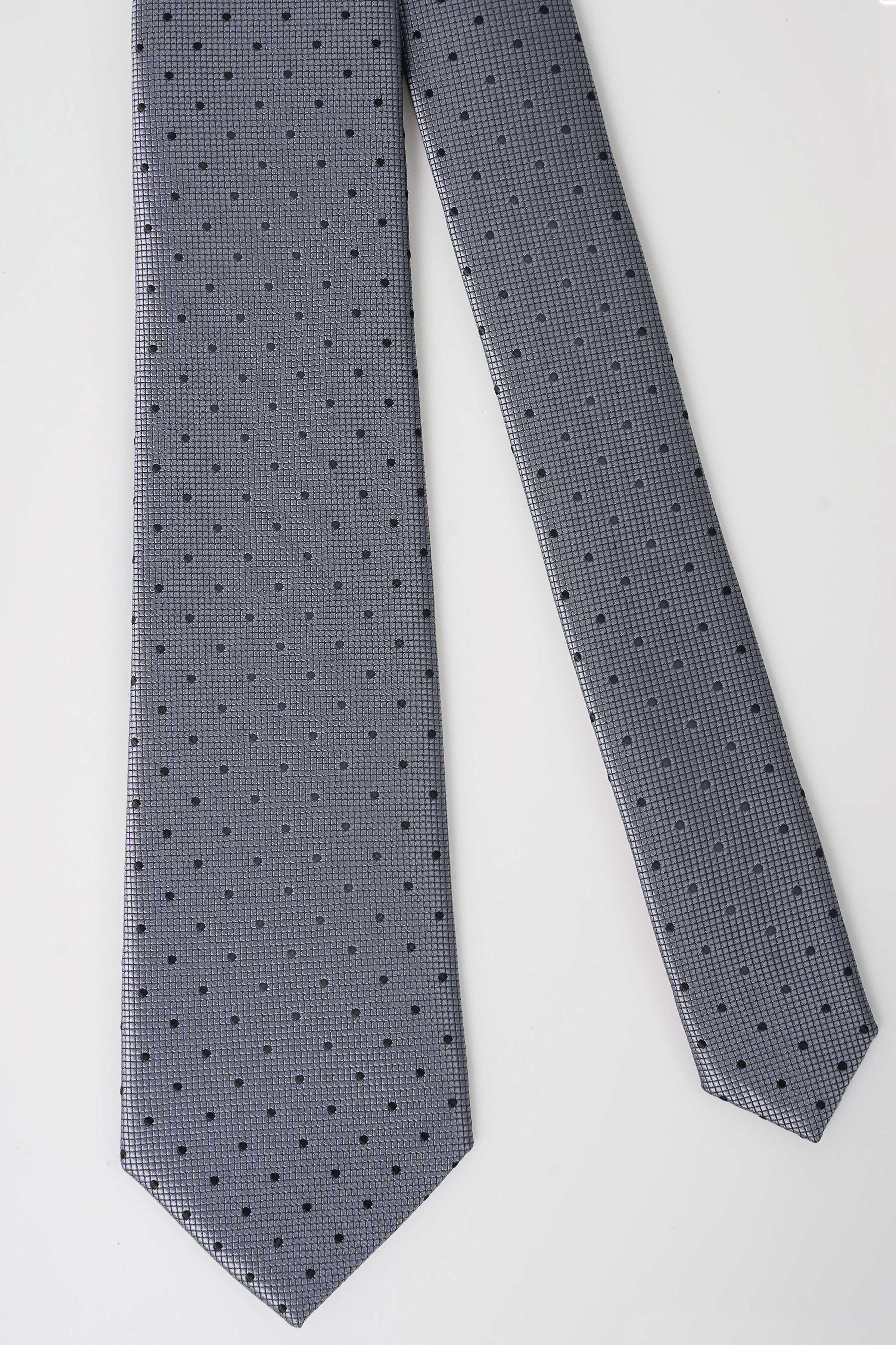 POLY SILK TIE at Charcoal Clothing