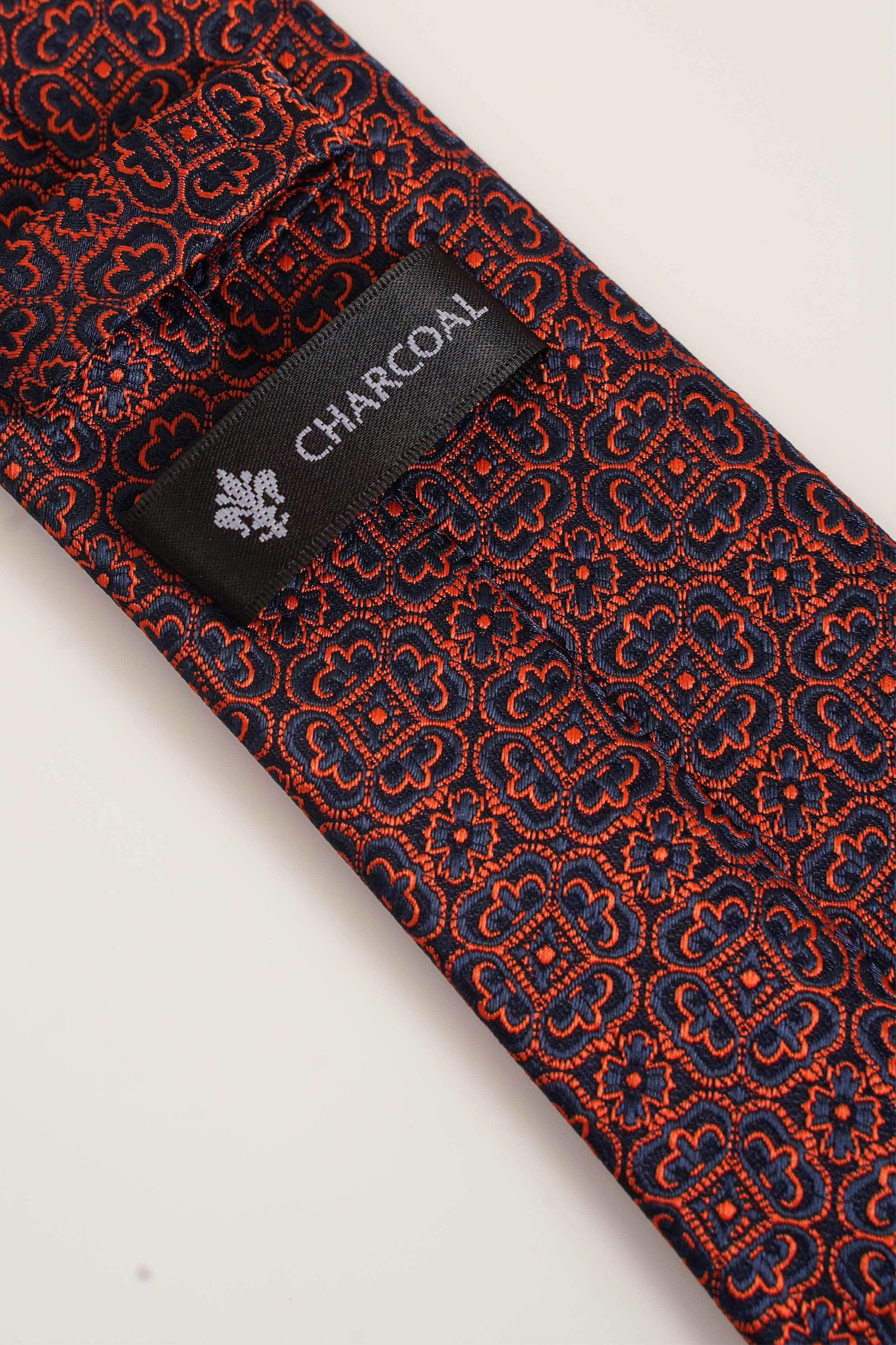 POLY SILK TIE at Charcoal Clothing