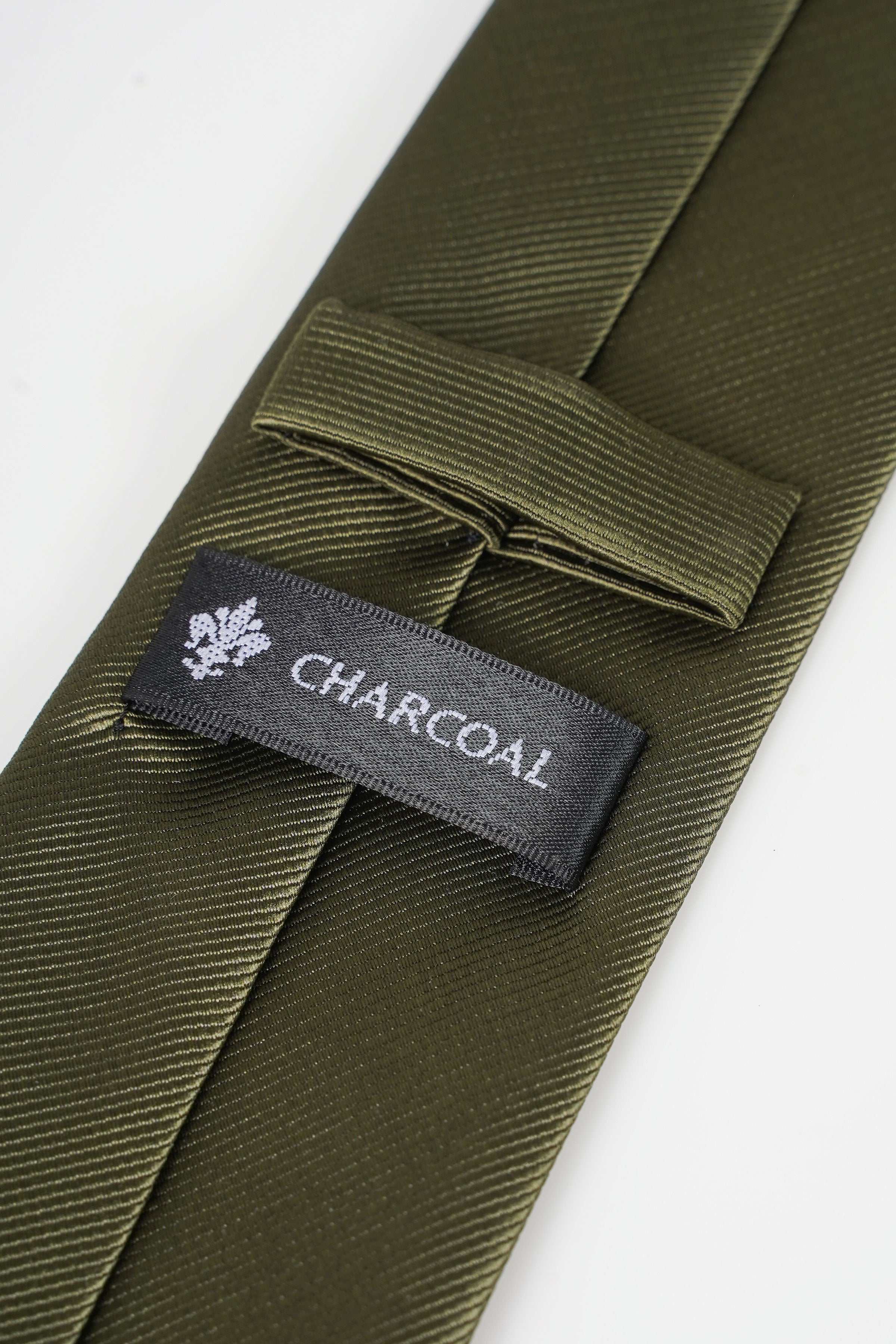 POLY SILK TIE at Charcoal Clothing