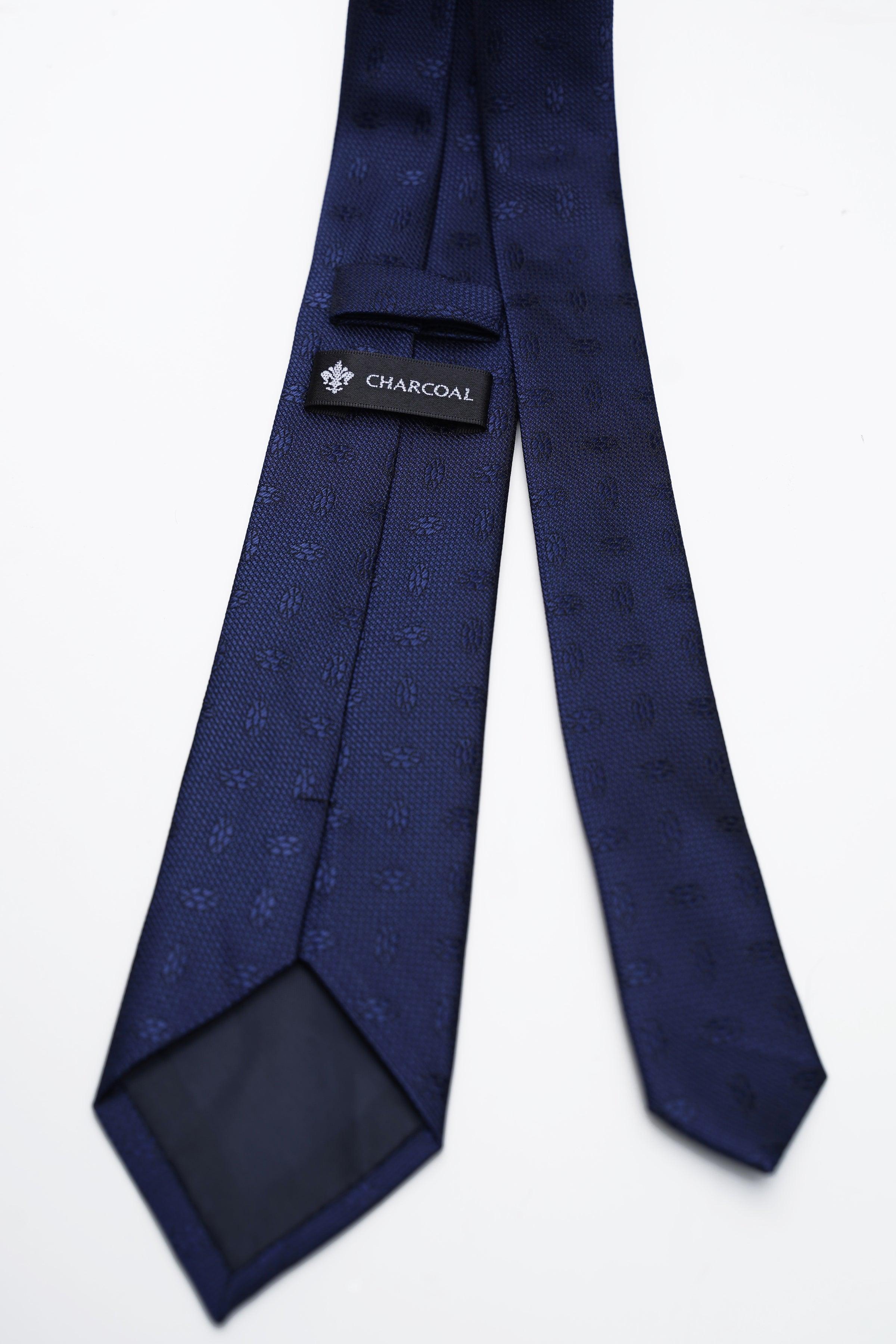 POLY SILK TIE at Charcoal Clothing