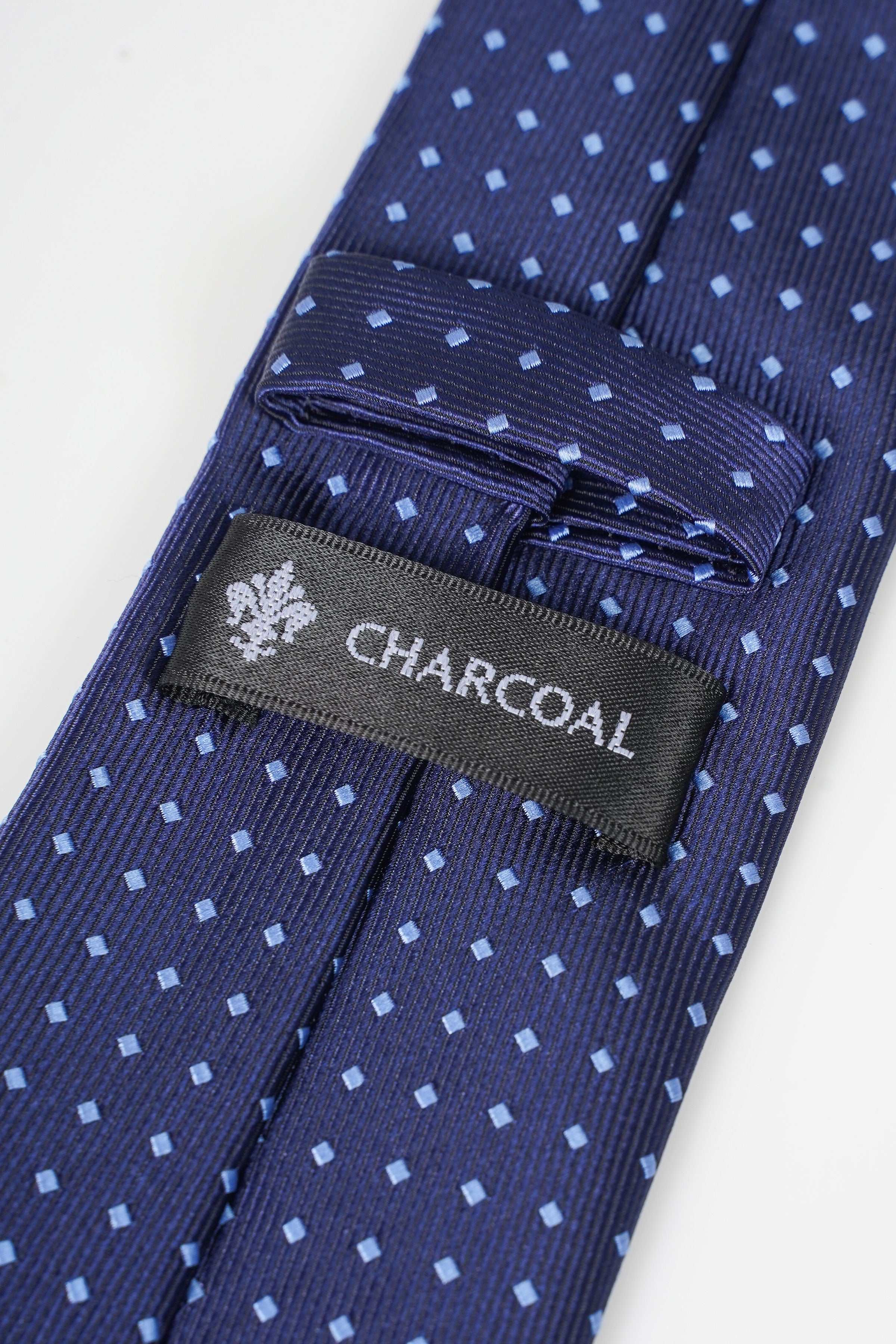 POLY SILK TIE at Charcoal Clothing