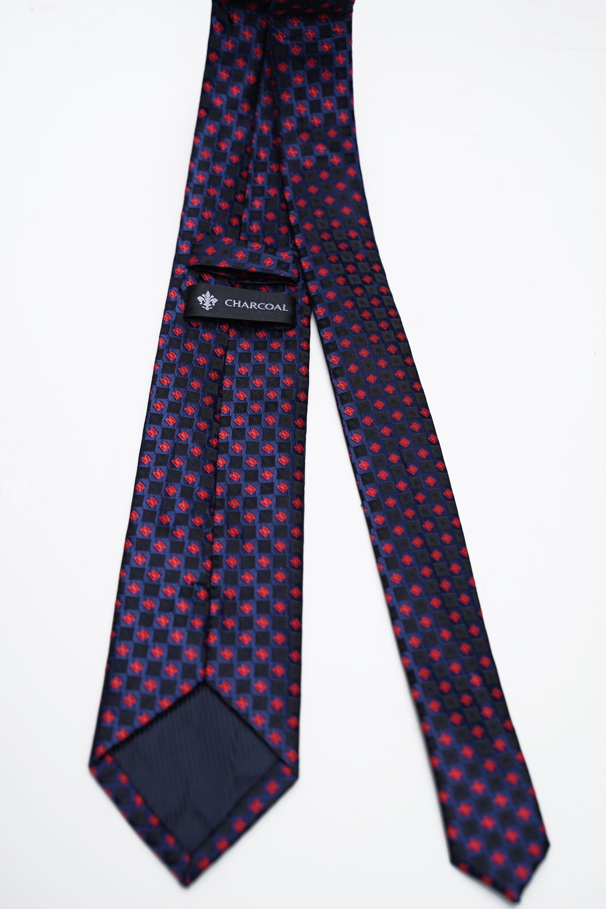 POLY SILK TIE at Charcoal Clothing