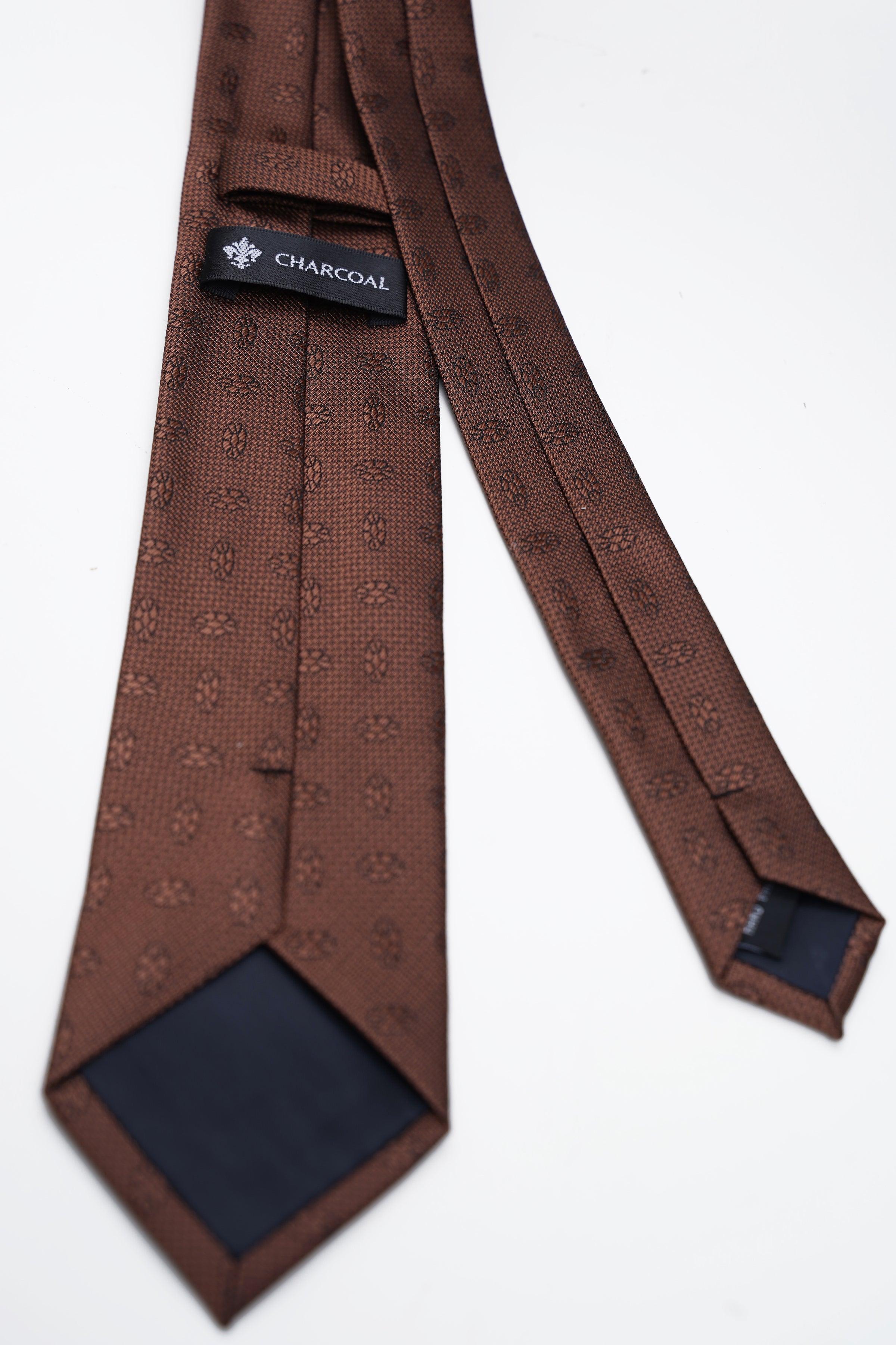 POLY SILK TIE at Charcoal Clothing