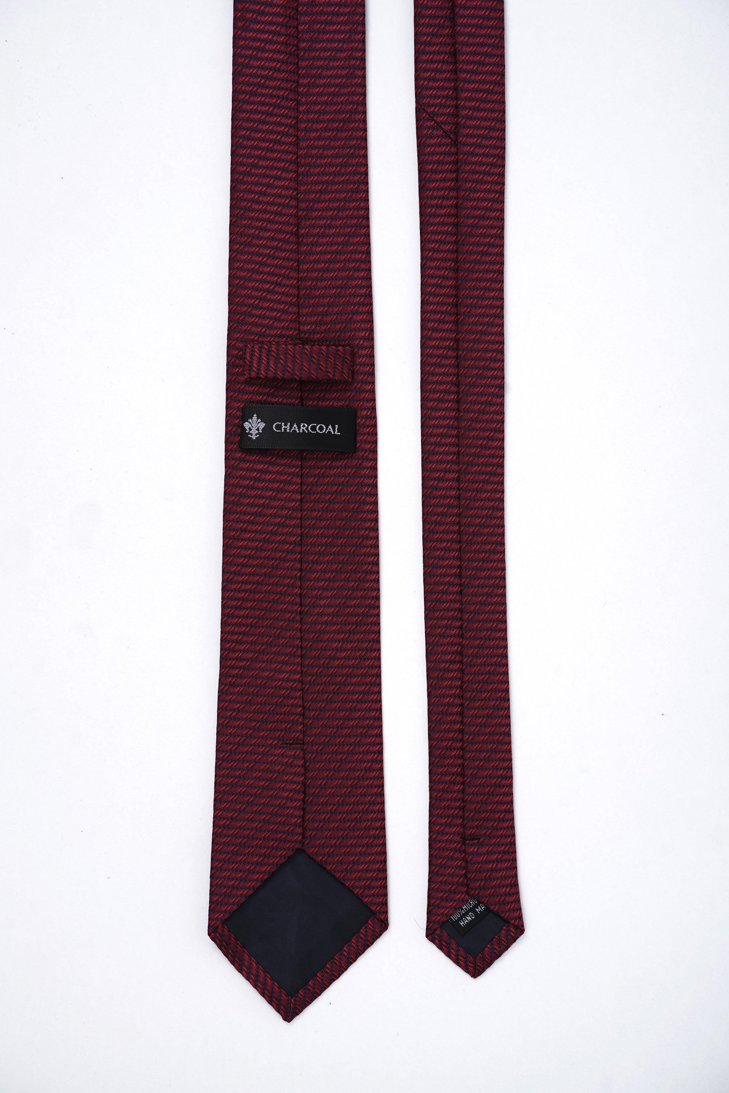 POLY SILK TIE at Charcoal Clothing