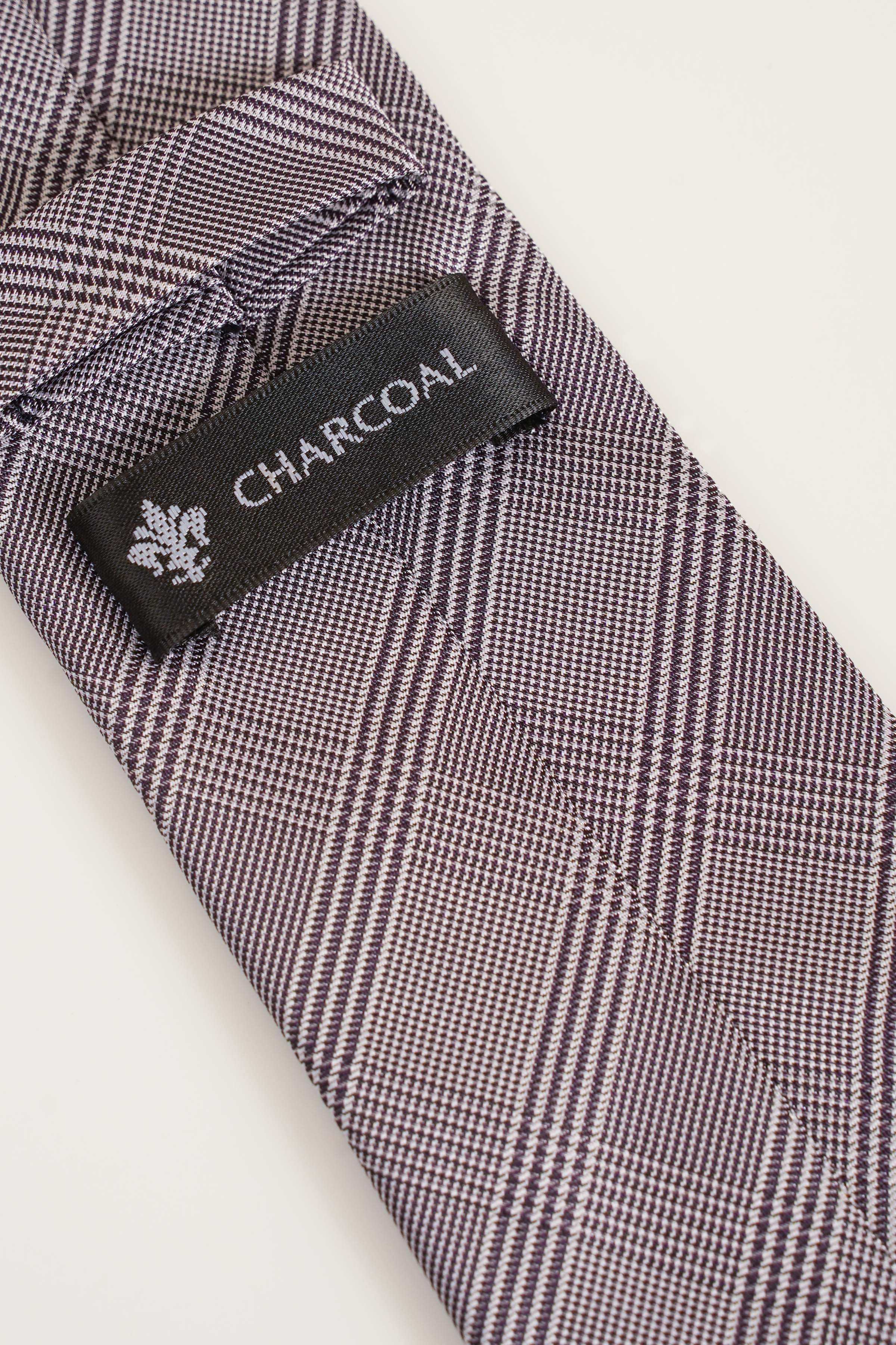 POLY SILK TIE at Charcoal Clothing