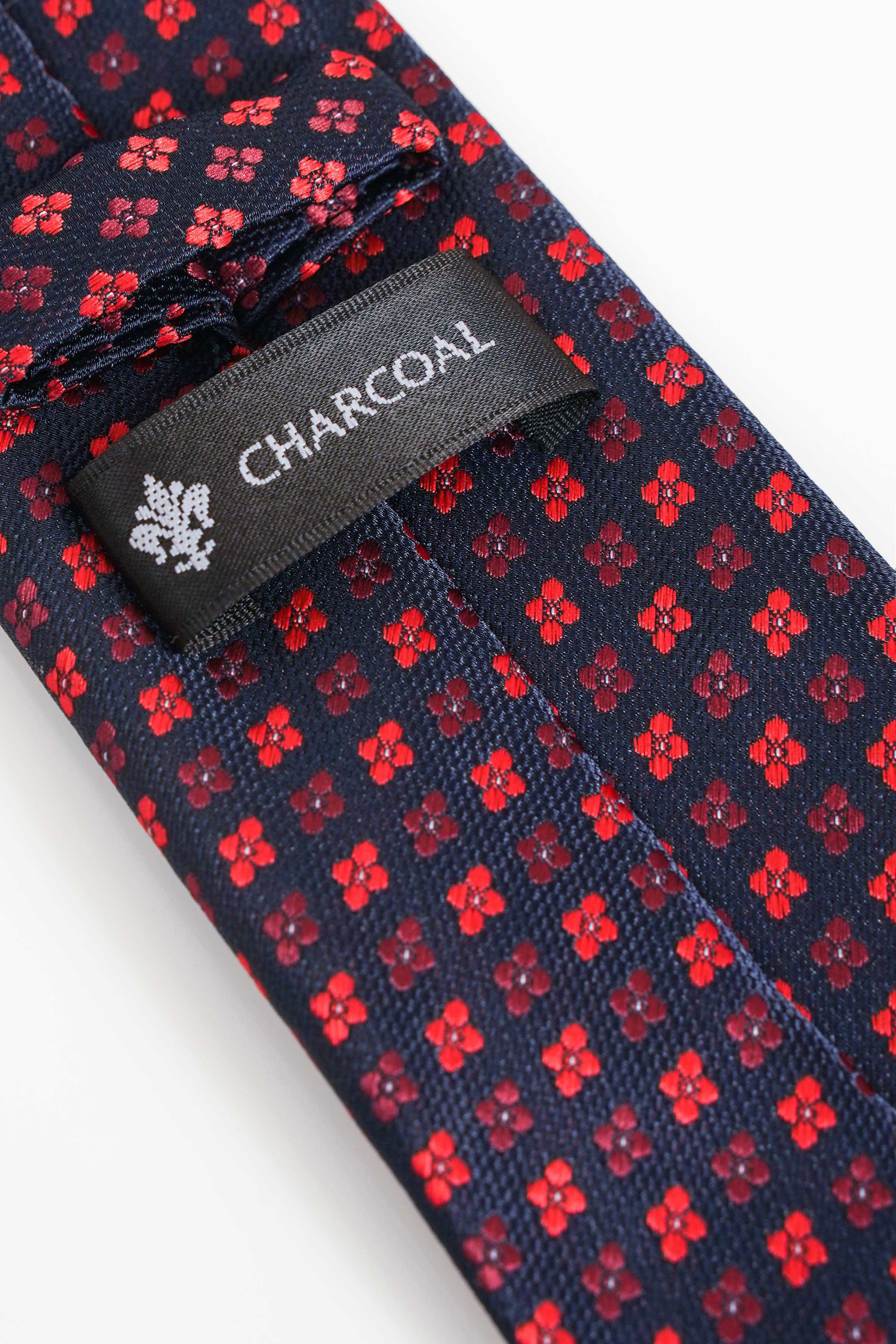 POLY SILK TIE at Charcoal Clothing