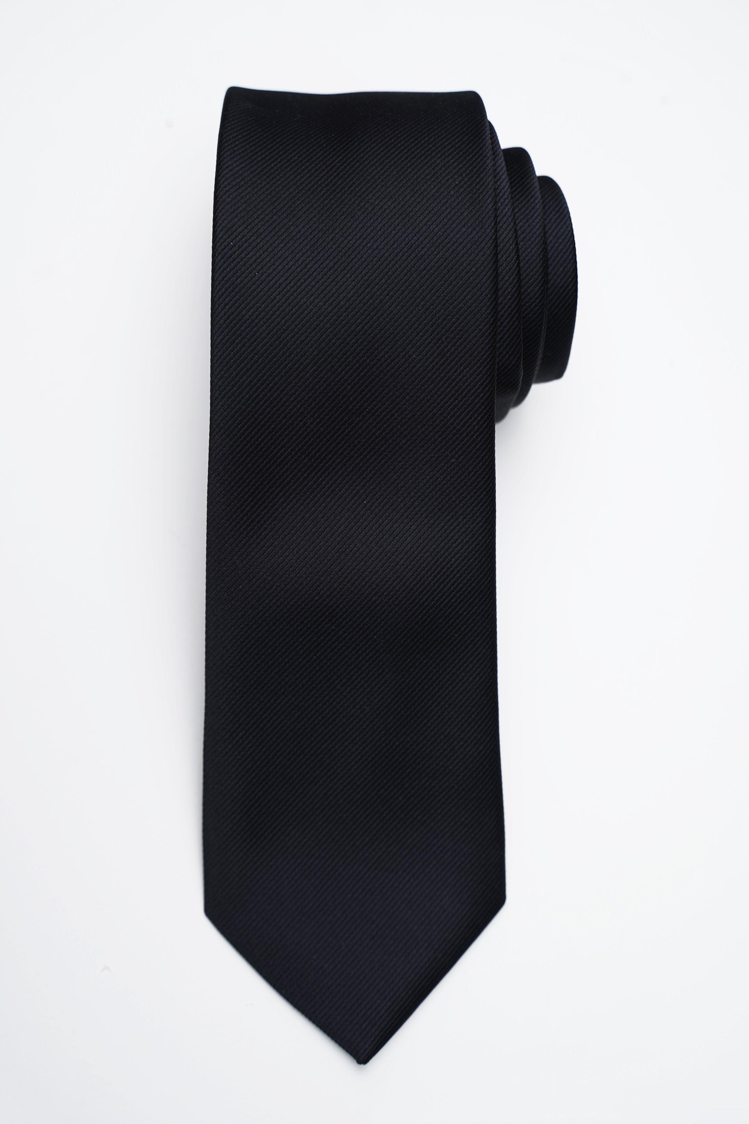 POLY SILK TIE at Charcoal Clothing