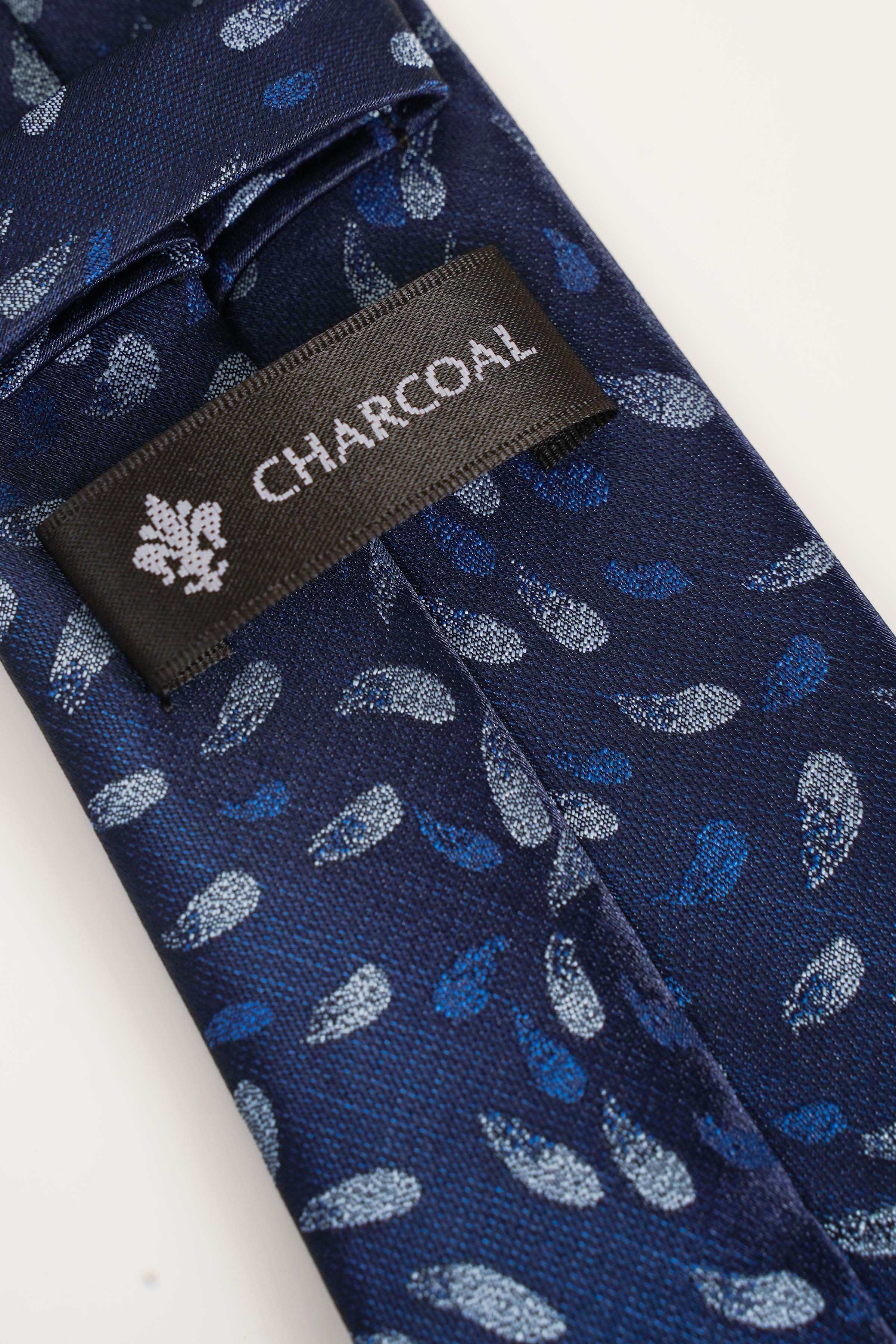 POLY SILK TIE at Charcoal Clothing