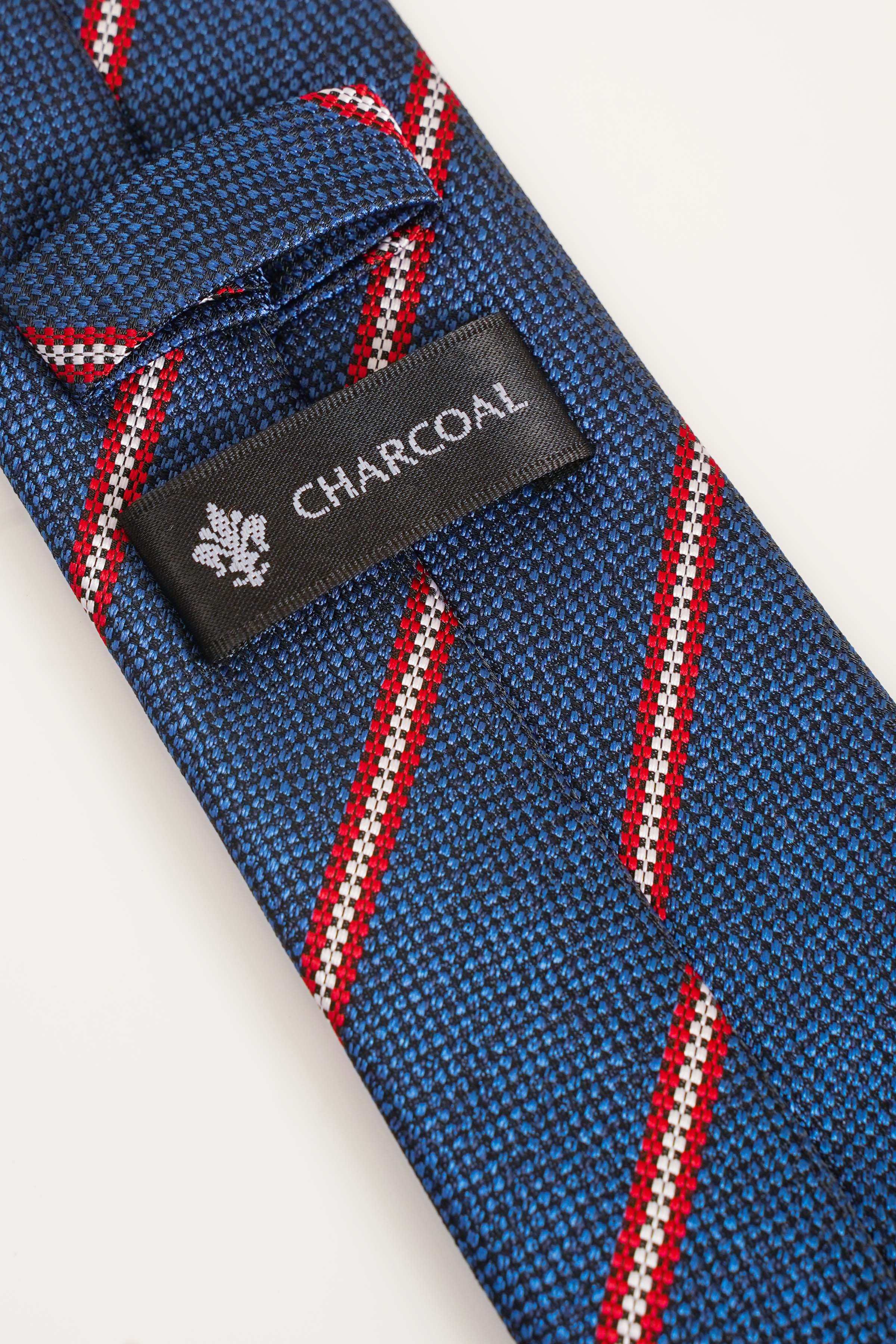 POLY SILK TIE at Charcoal Clothing