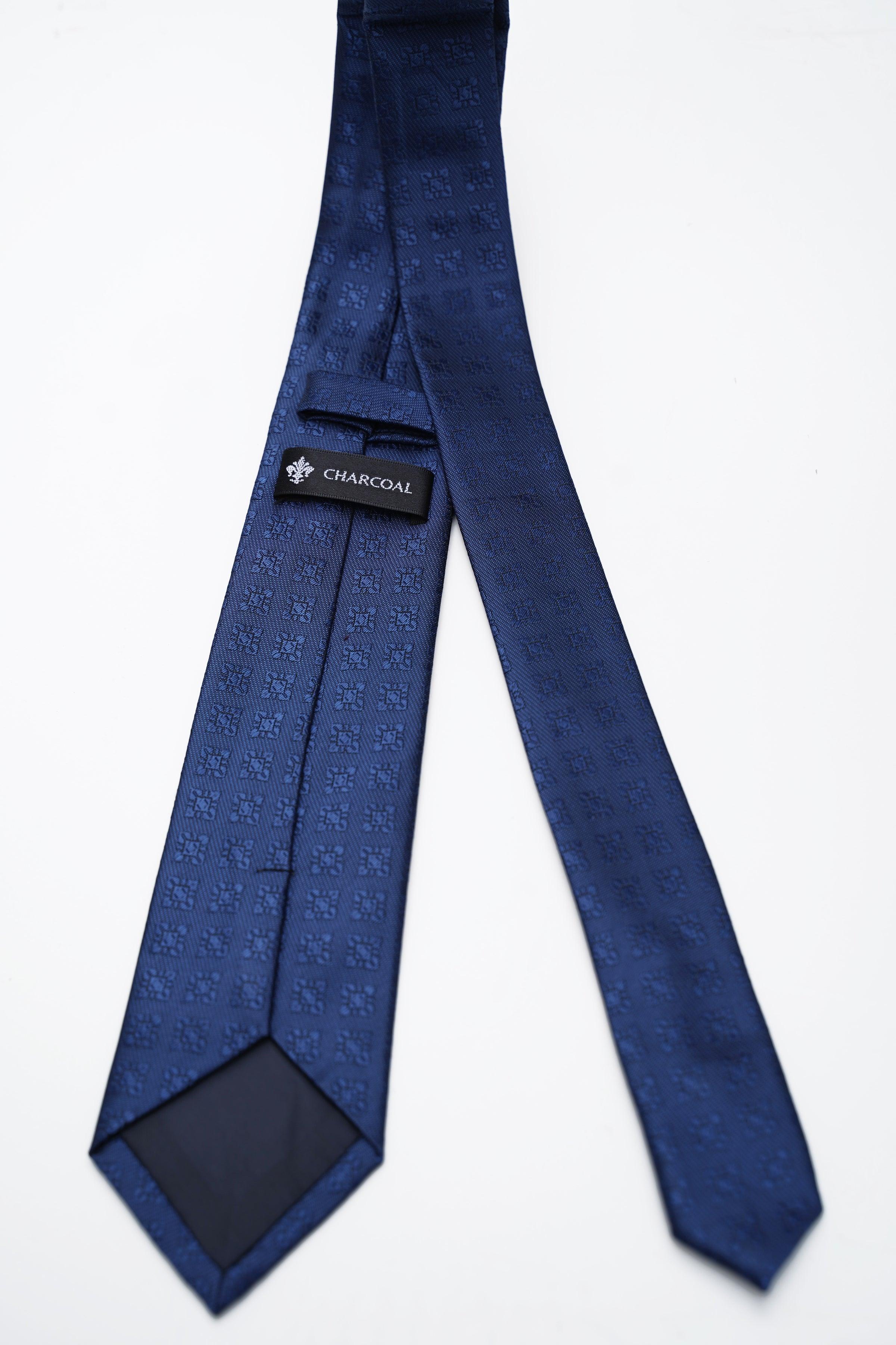 POLY SILK TIE at Charcoal Clothing