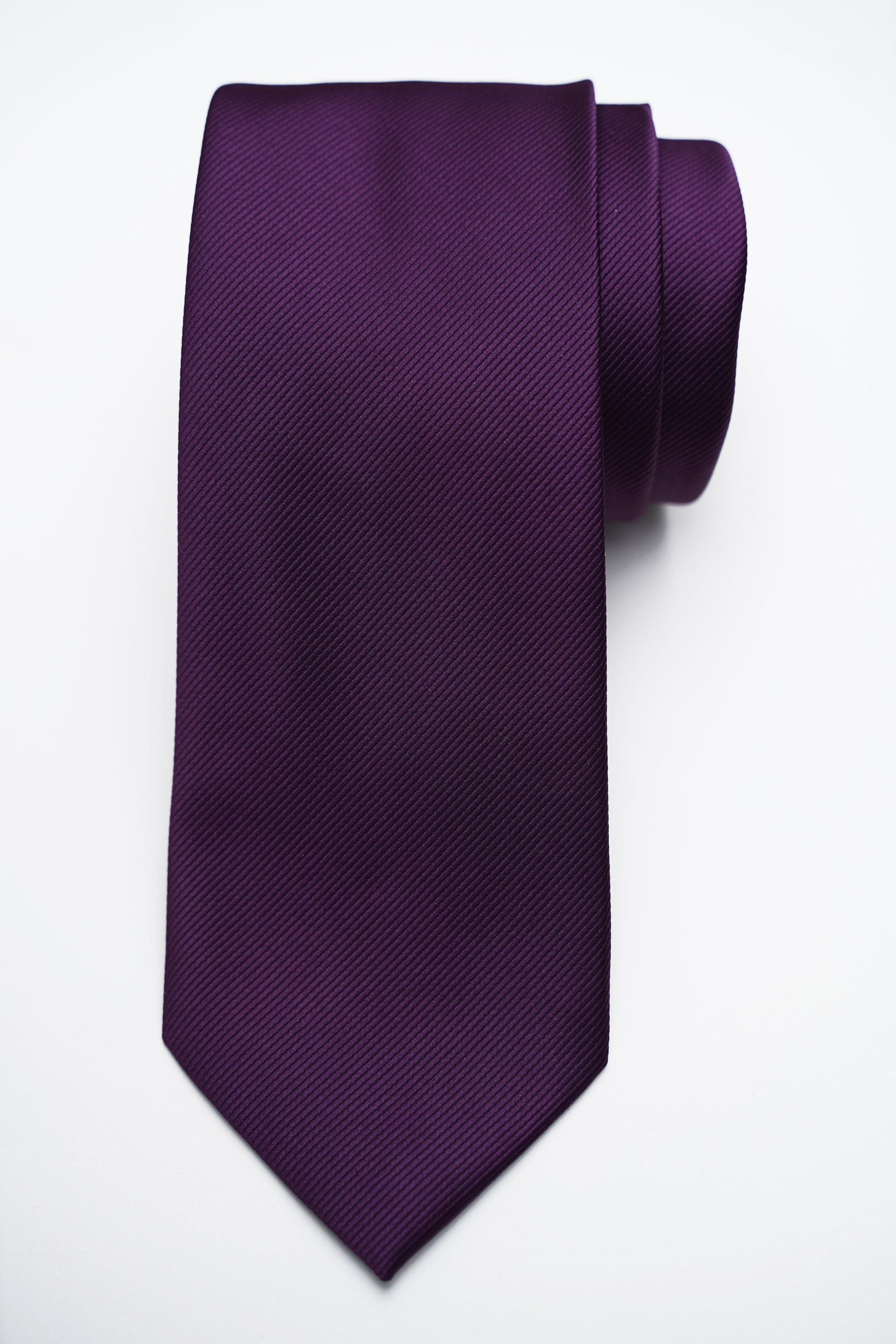 POLY SILK TIE at Charcoal Clothing