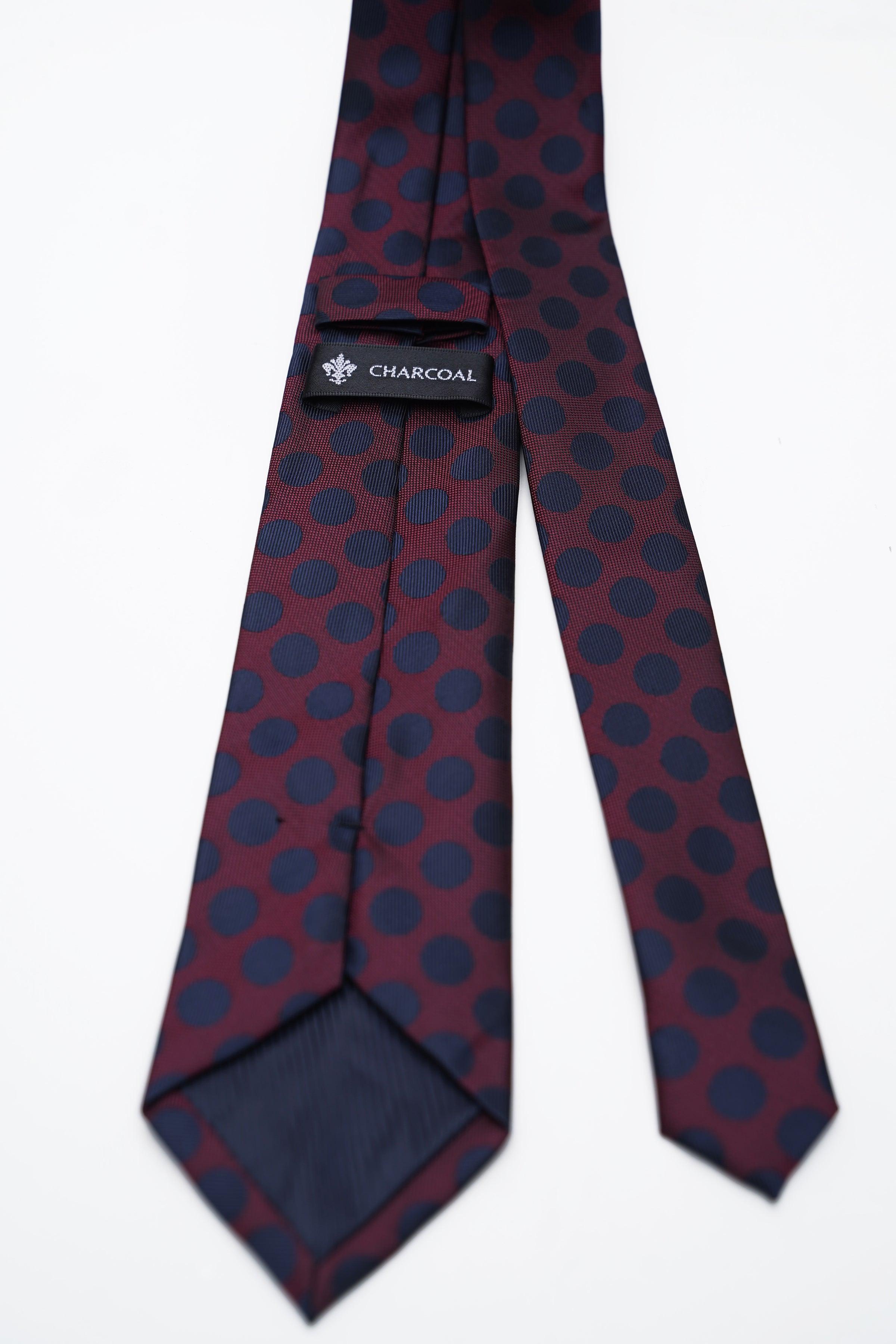 POLY SILK TIE at Charcoal Clothing