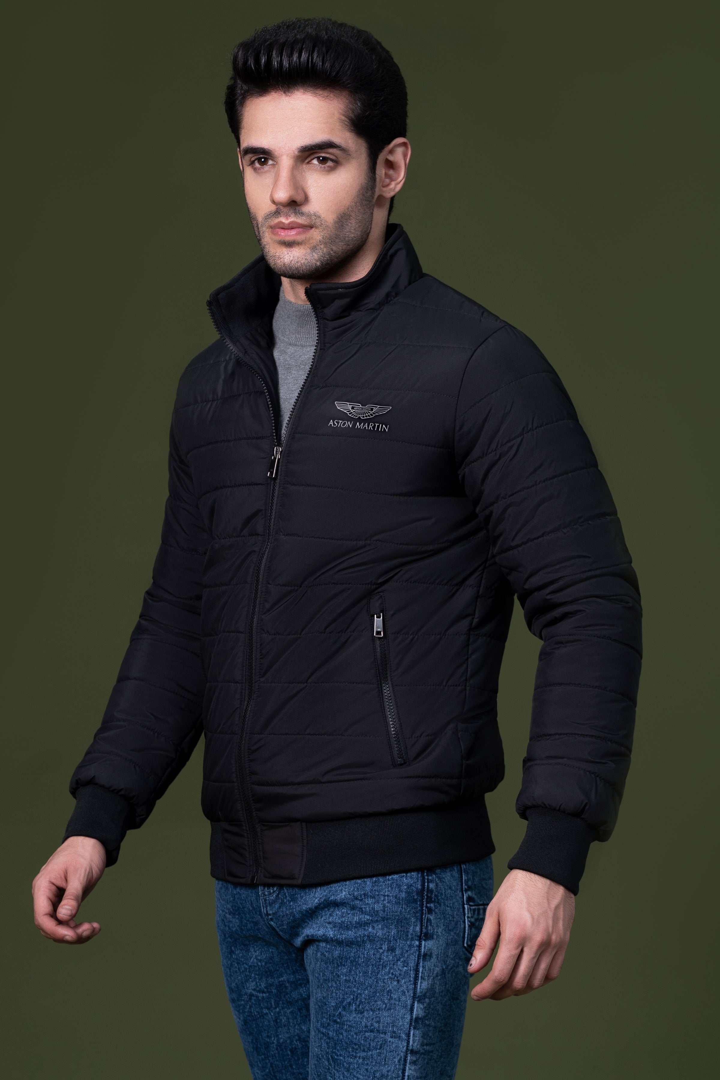 PUFFER JACKET BLACK at Charcoal Clothing