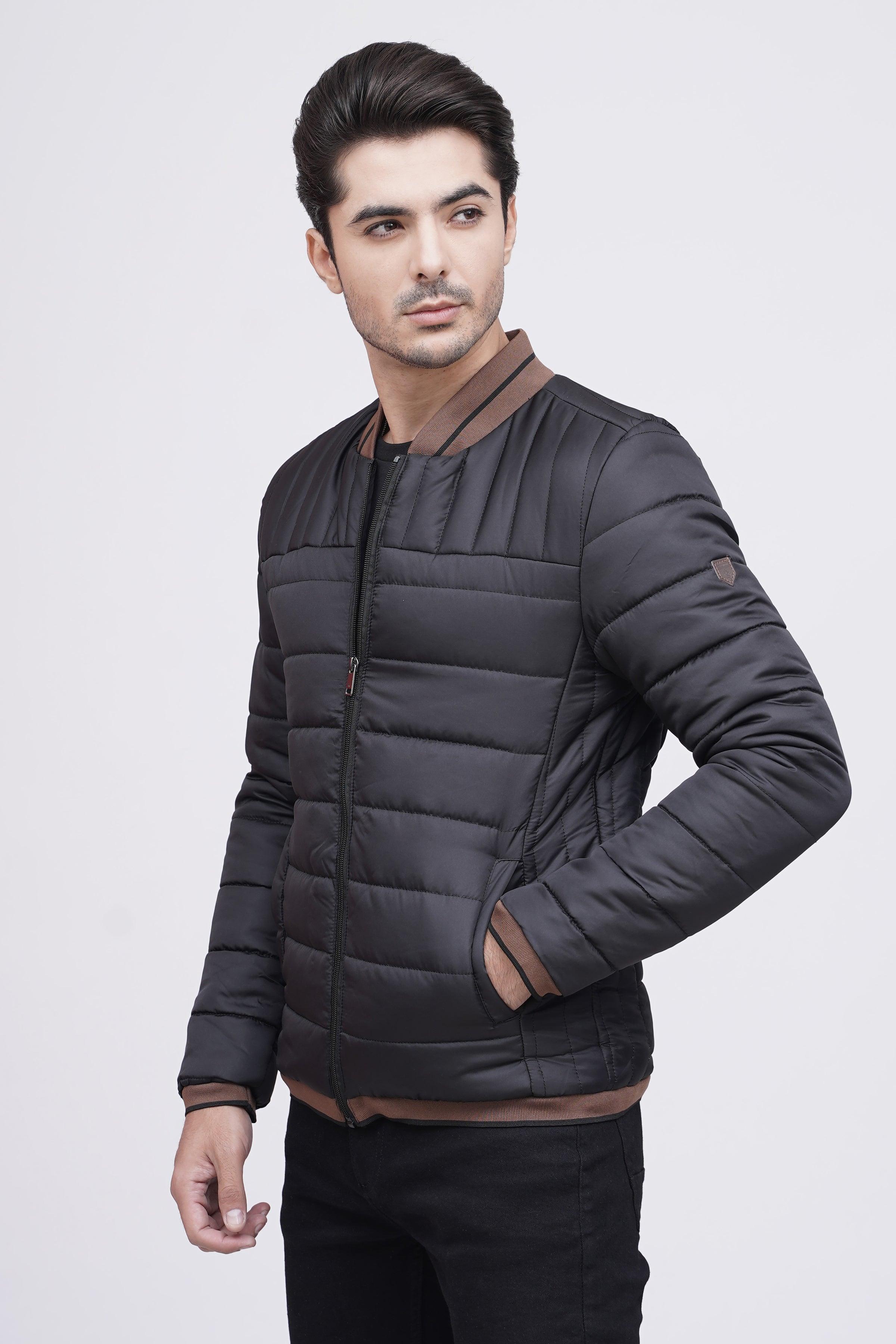 PUFFER JACKET F/S BLACK at Charcoal Clothing