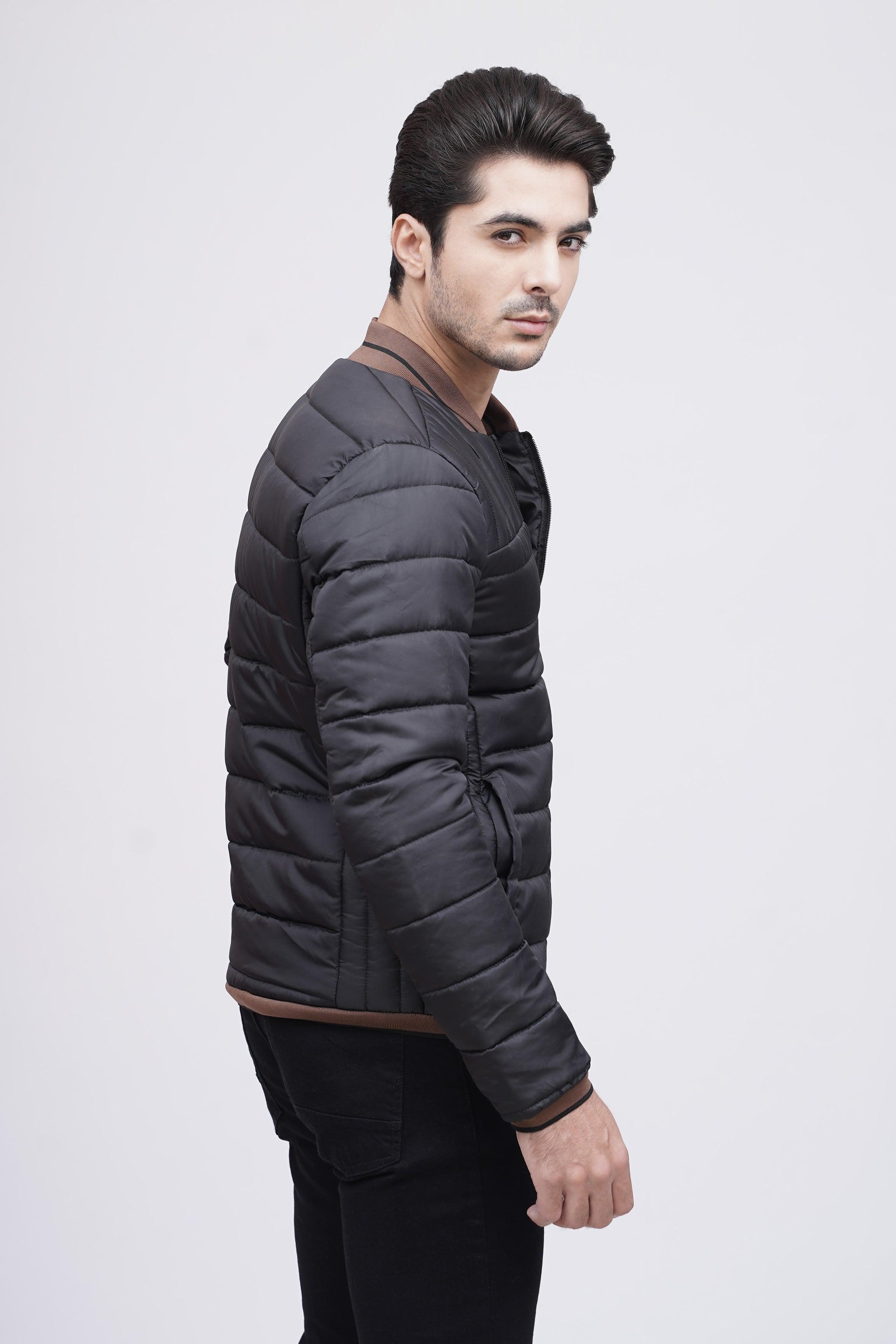 PUFFER JACKET F/S BLACK at Charcoal Clothing