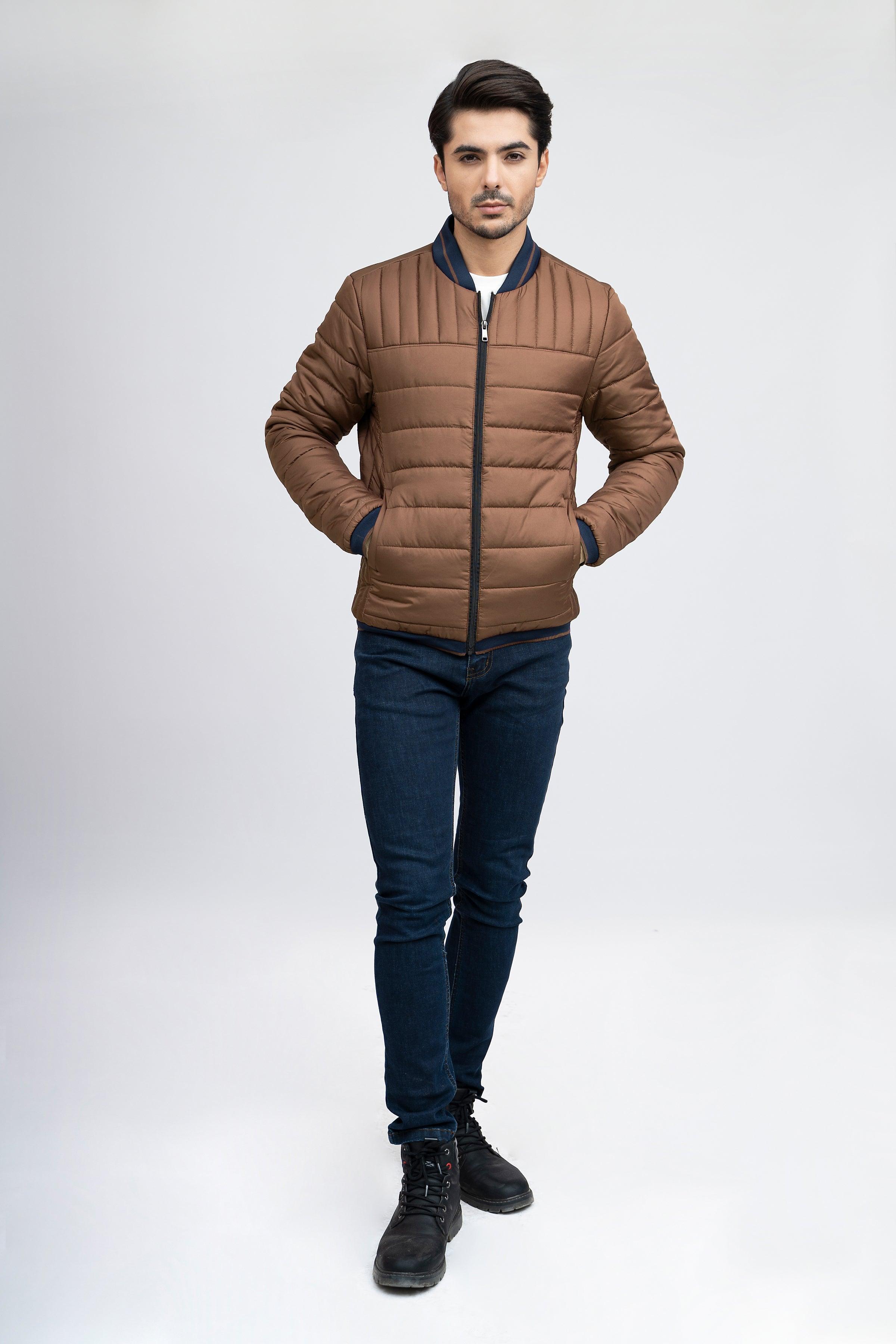 PUFFER JACKET F/S KHAKI at Charcoal Clothing