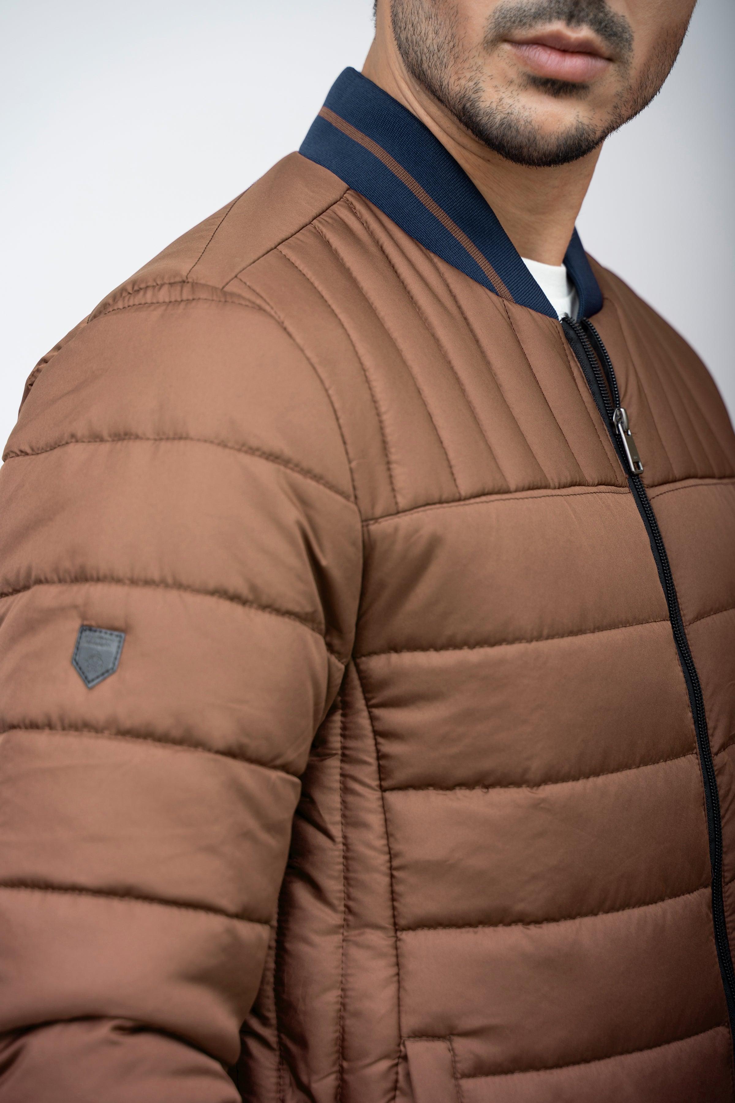 PUFFER JACKET F/S KHAKI at Charcoal Clothing