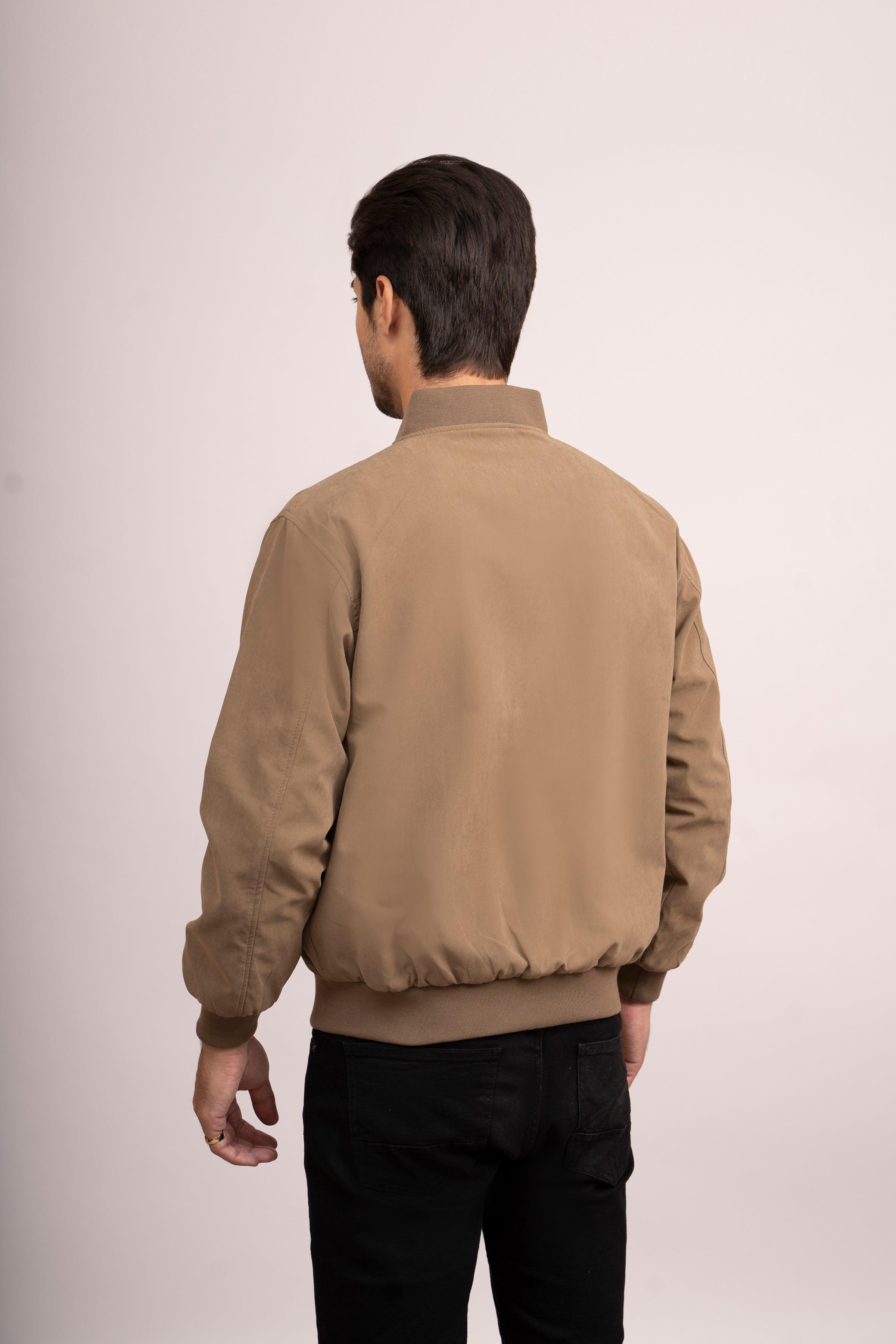 REVERSIBLE JACKET F/S BROWN BLACK at Charcoal Clothing