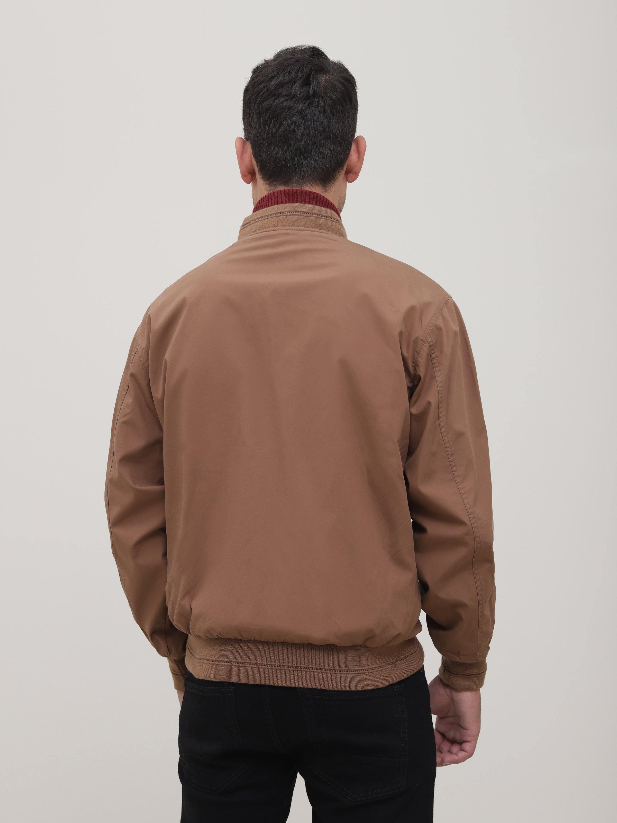 REVERSIBLE JACKET FULL SLEEVE KHAKI at Charcoal Clothing