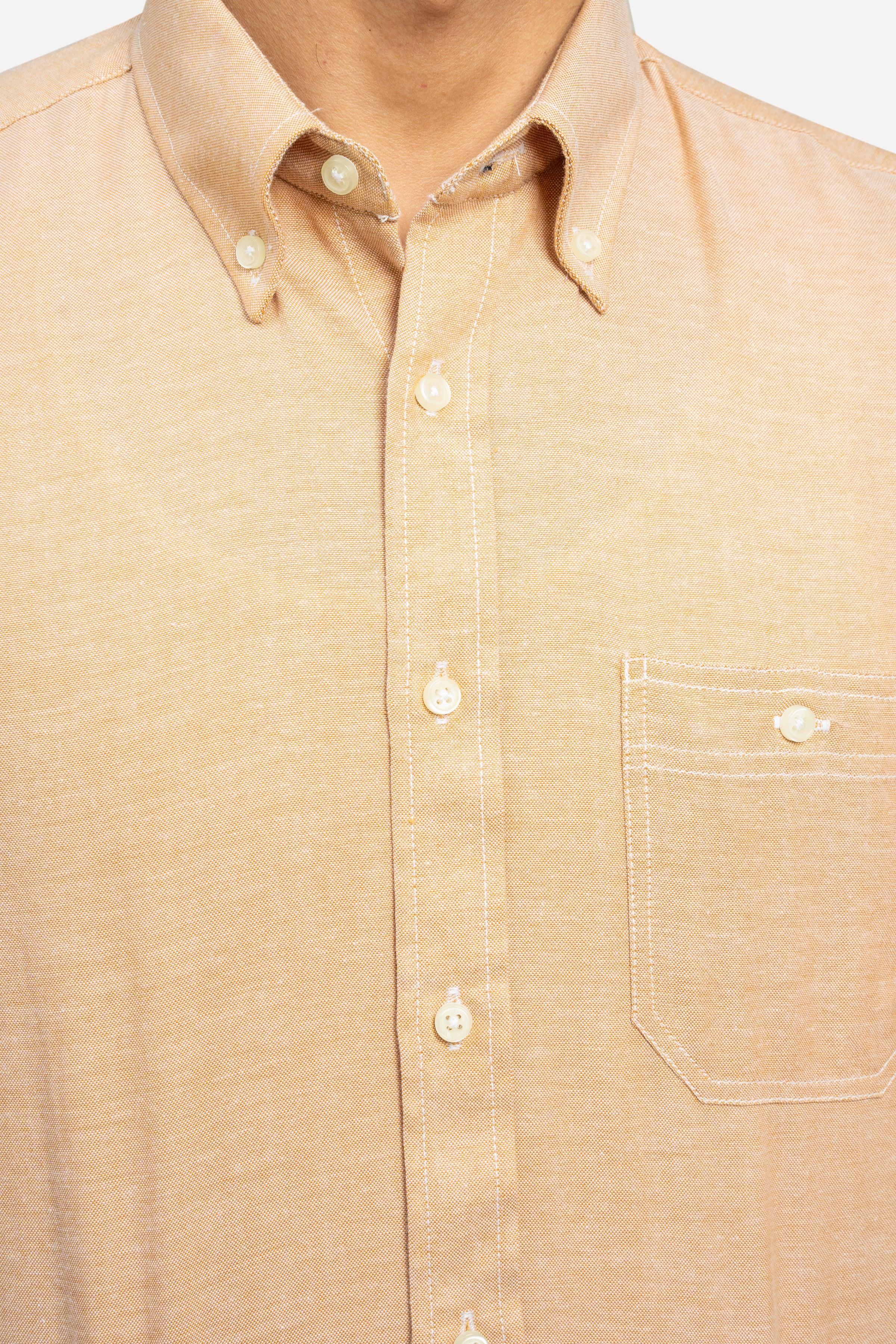 SEMI CASUAL SHIRT ORANGE at Charcoal Clothing