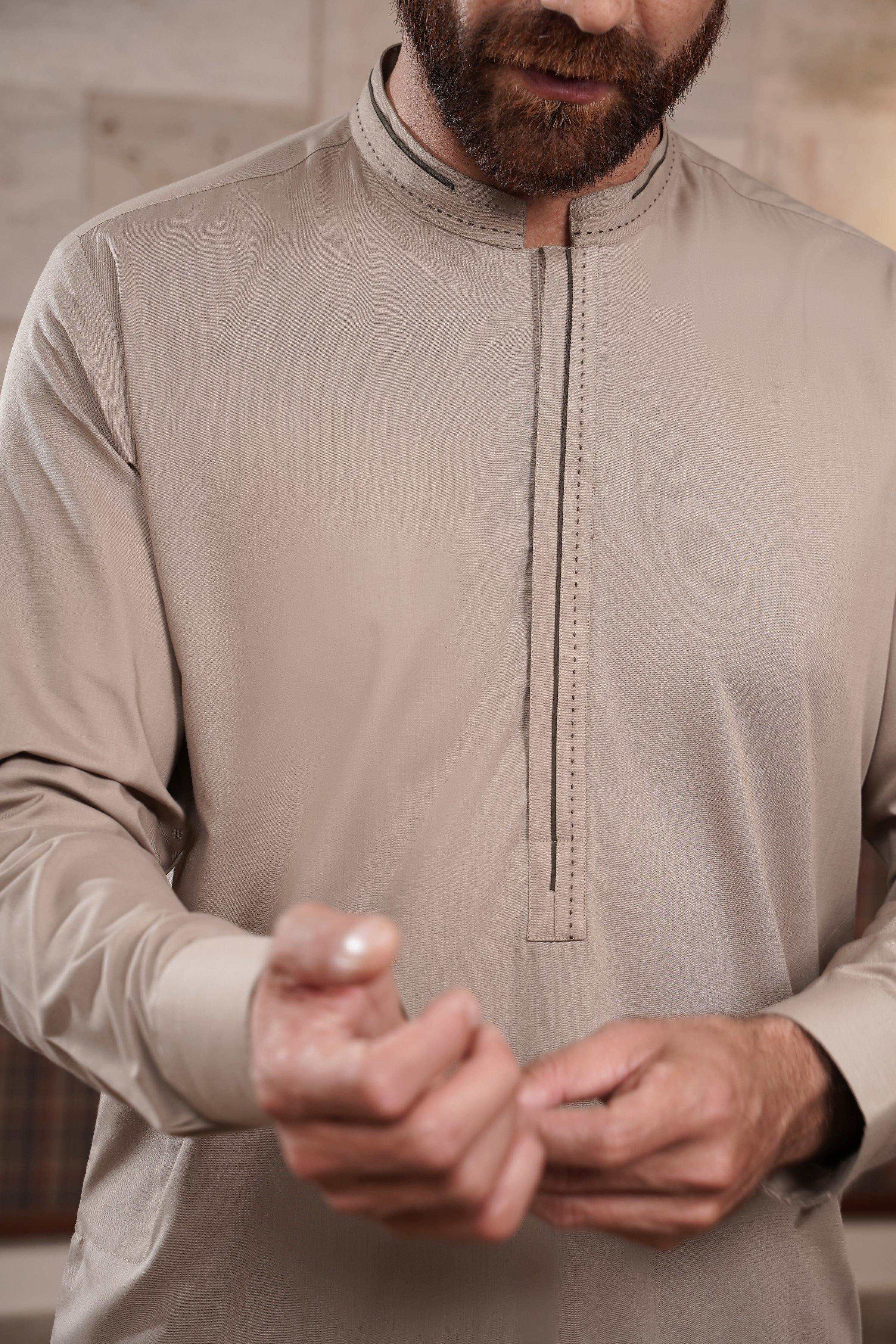 SHALWAR KAMEEZ BEIGE at Charcoal Clothing