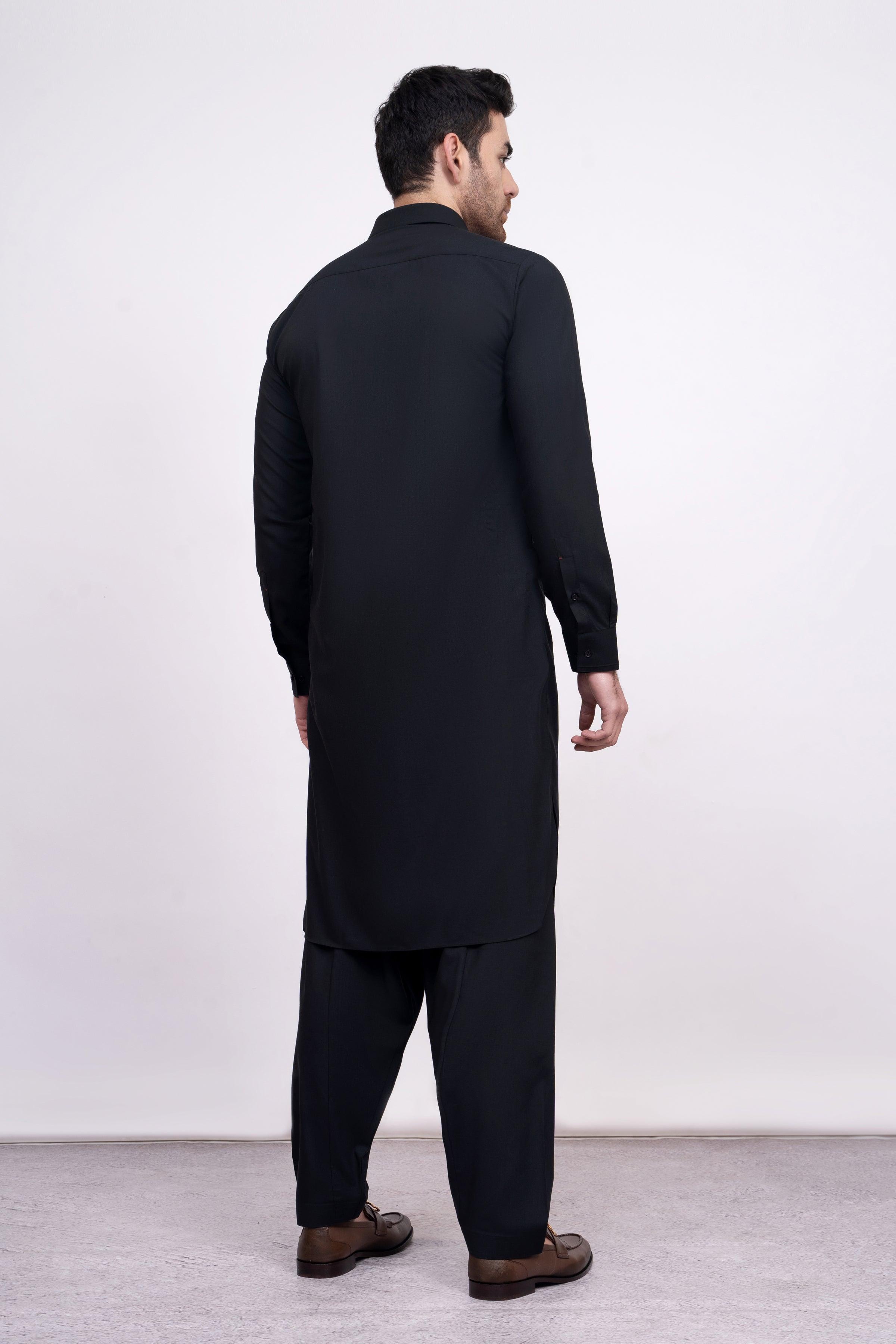 SHALWAR KAMEEZ BLACK at Charcoal Clothing