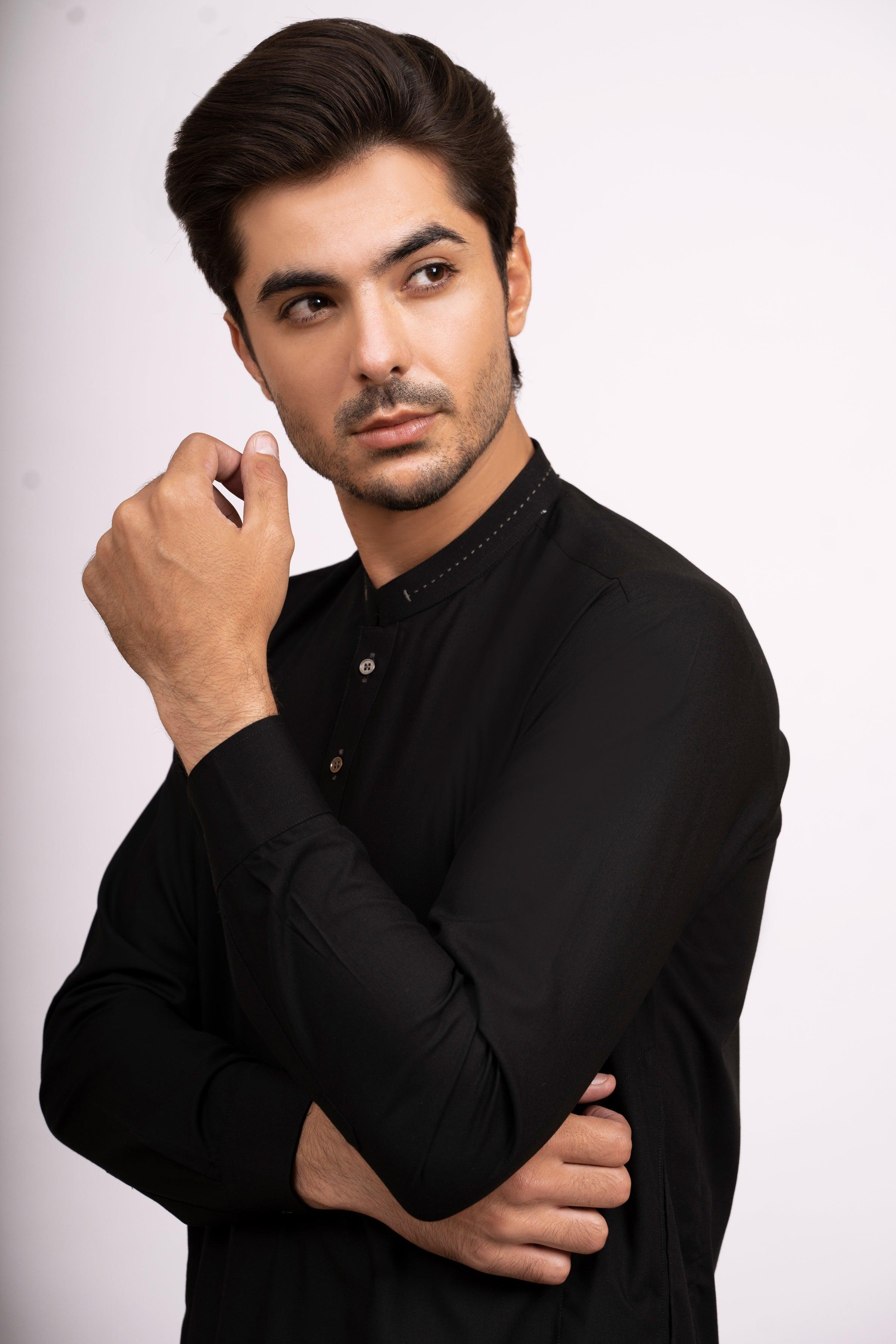 SHALWAR KAMEEZ BLACK at Charcoal Clothing