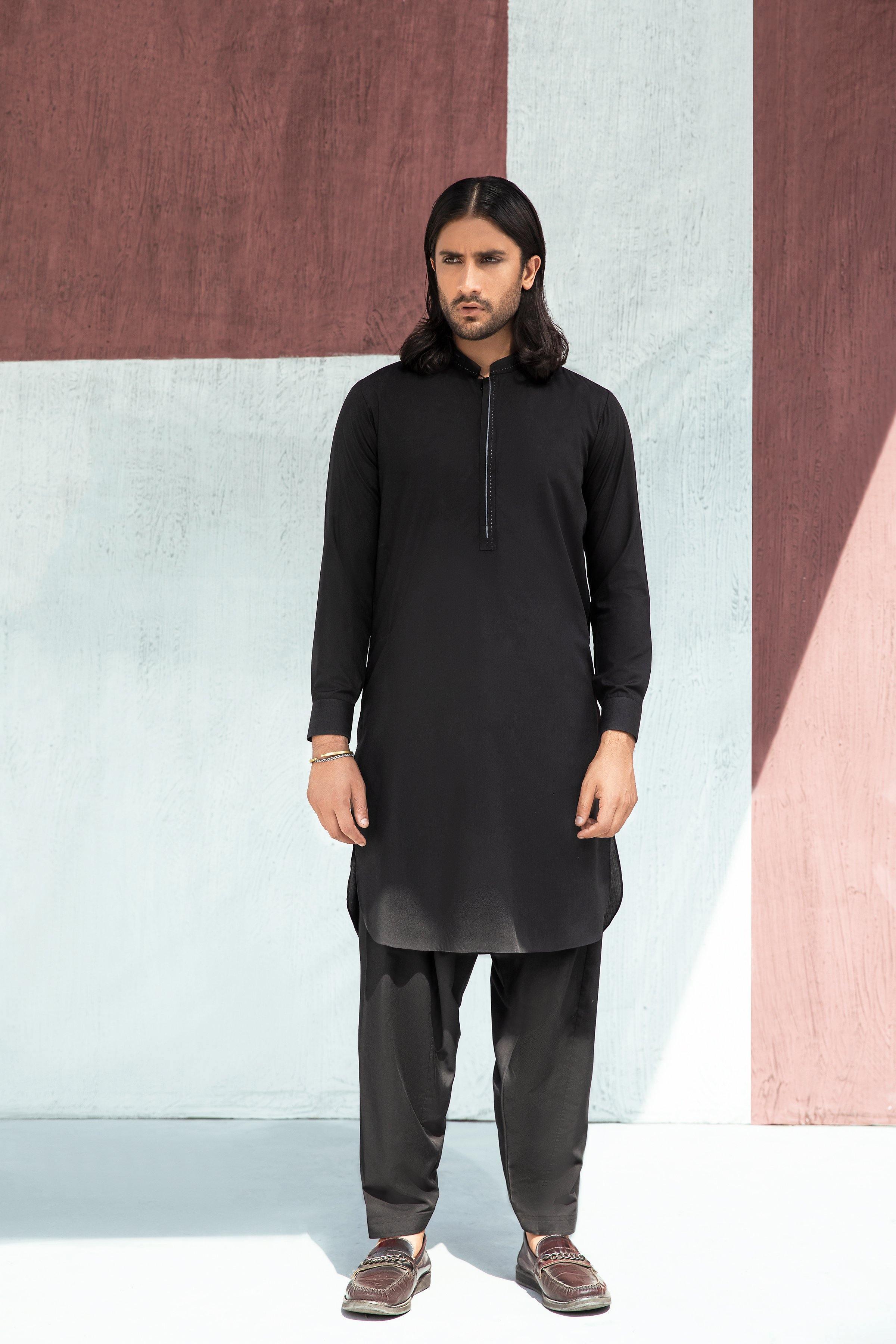 SHALWAR KAMEEZ BLACK at Charcoal Clothing