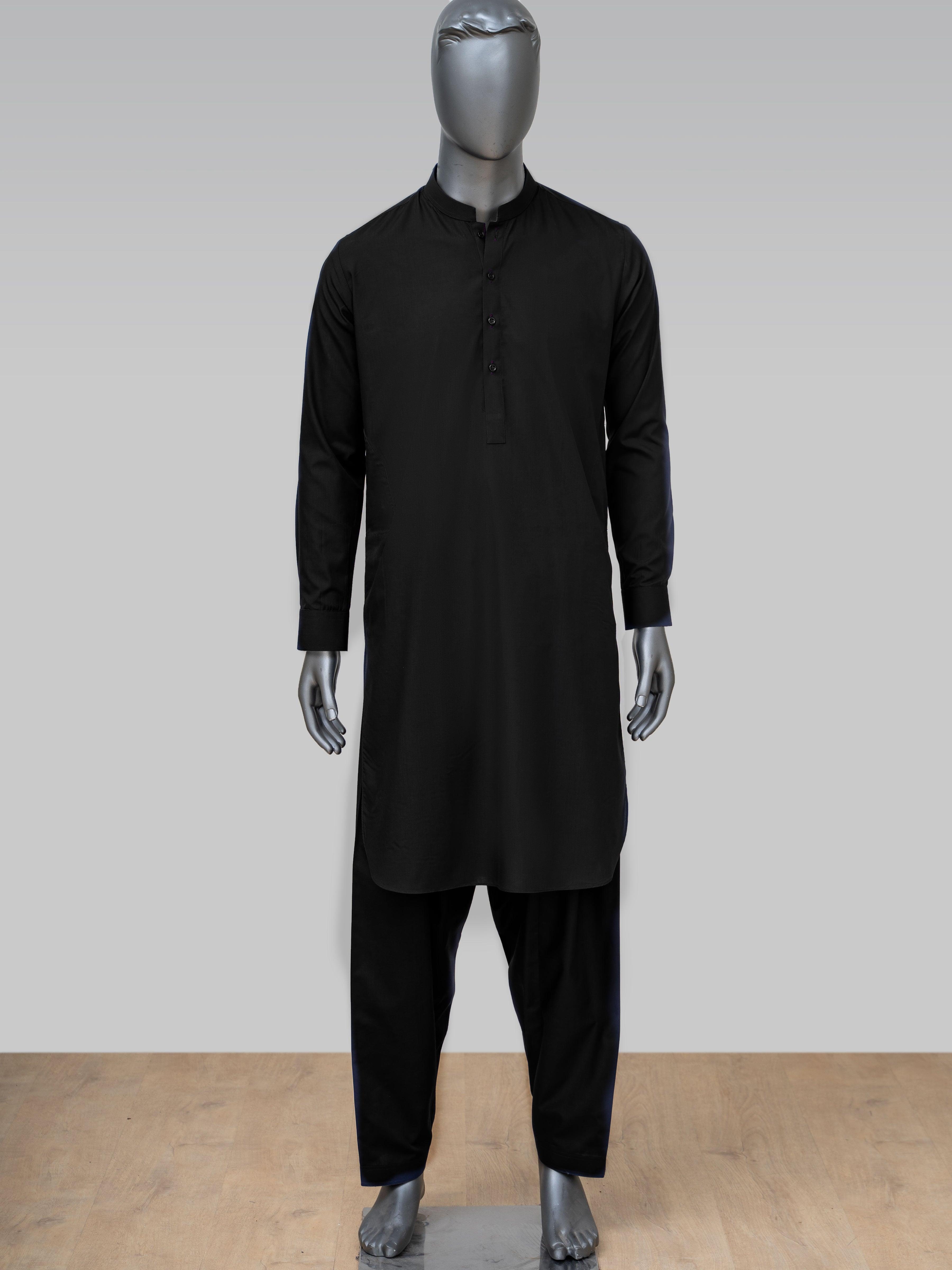 SHALWAR KAMEEZ BLACK at Charcoal Clothing
