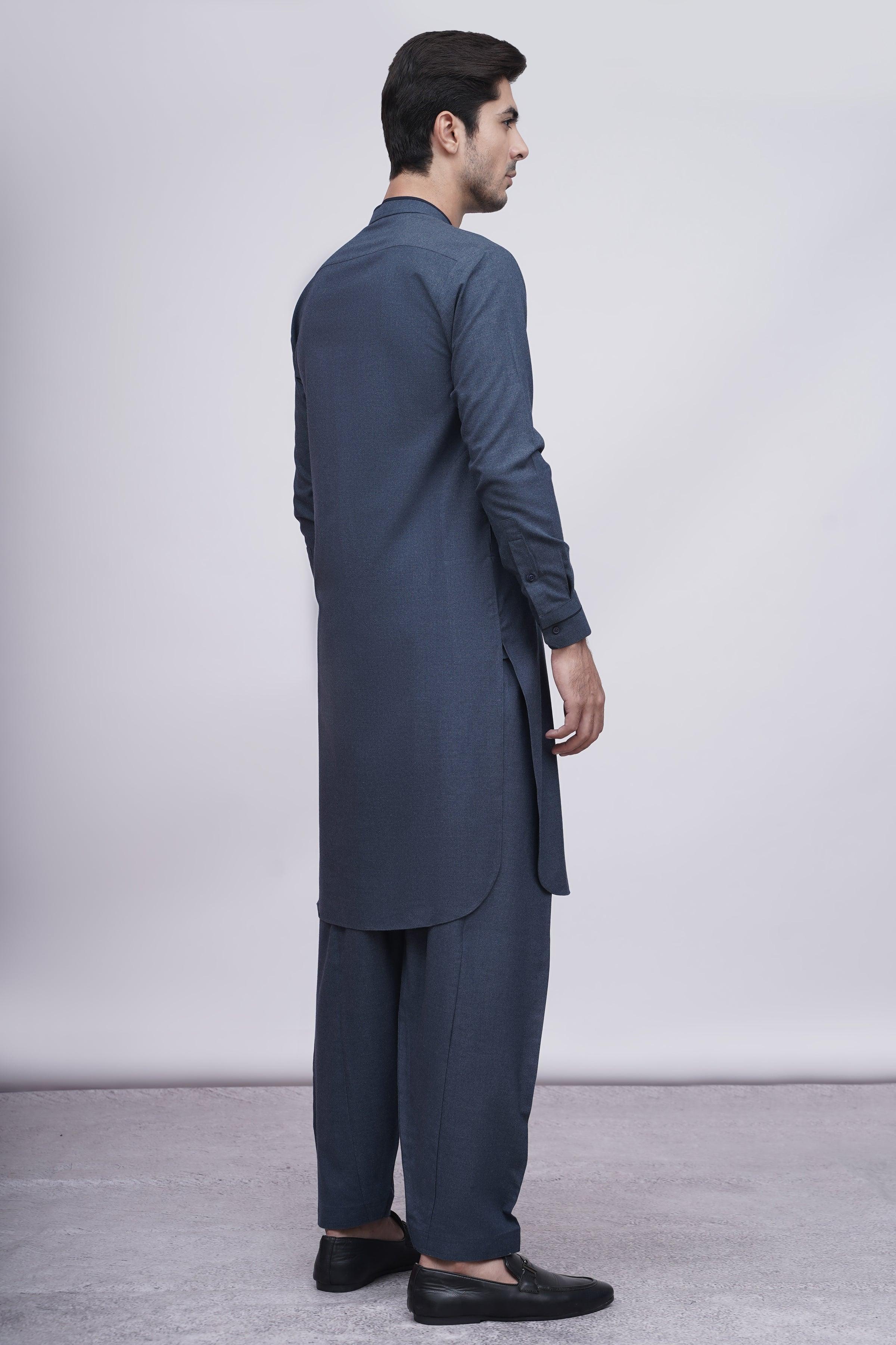 SHALWAR KAMEEZ BLUE Charcoal Clothing