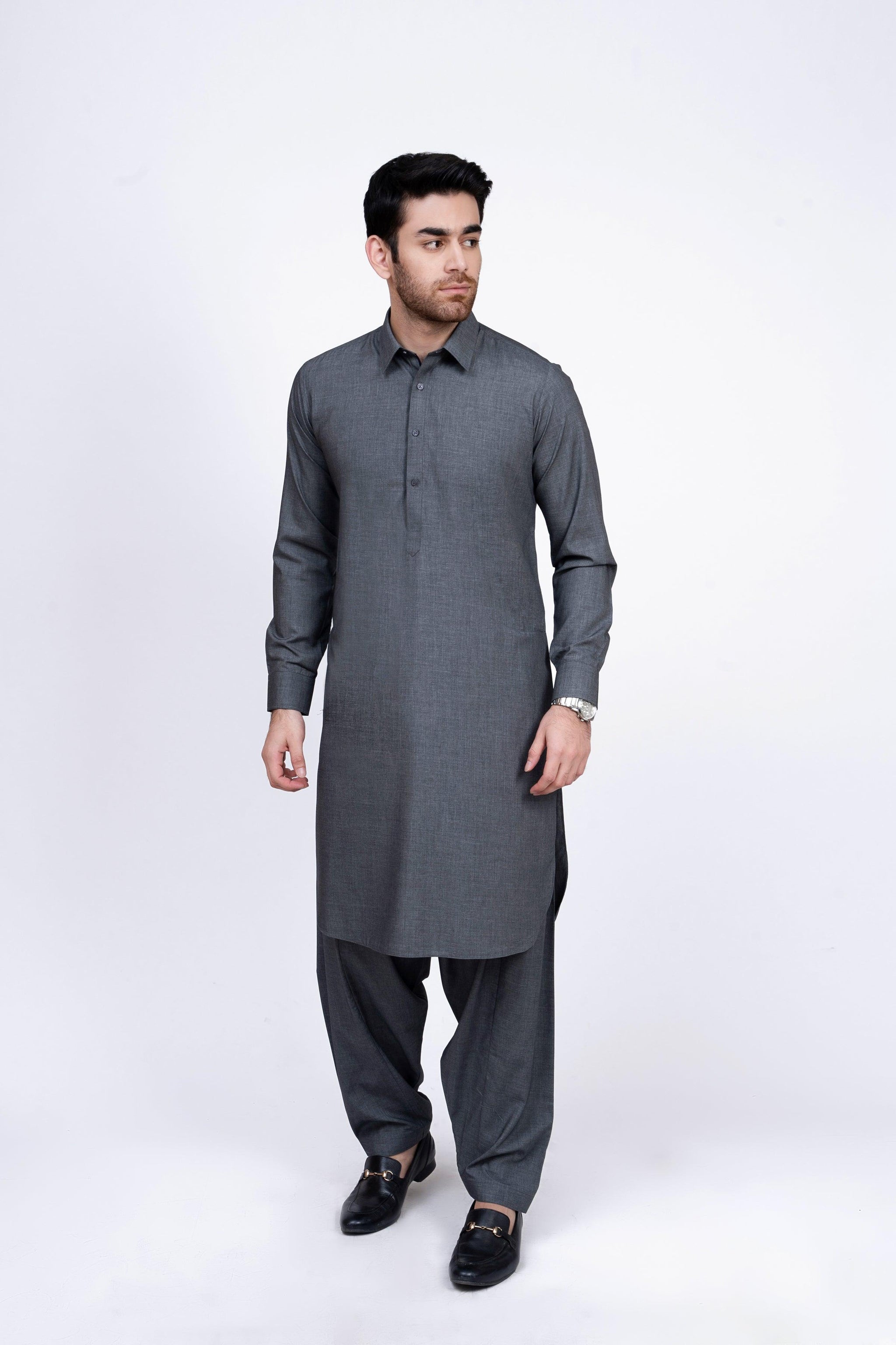 SHALWAR KAMEEZ CHARCOAL GREY