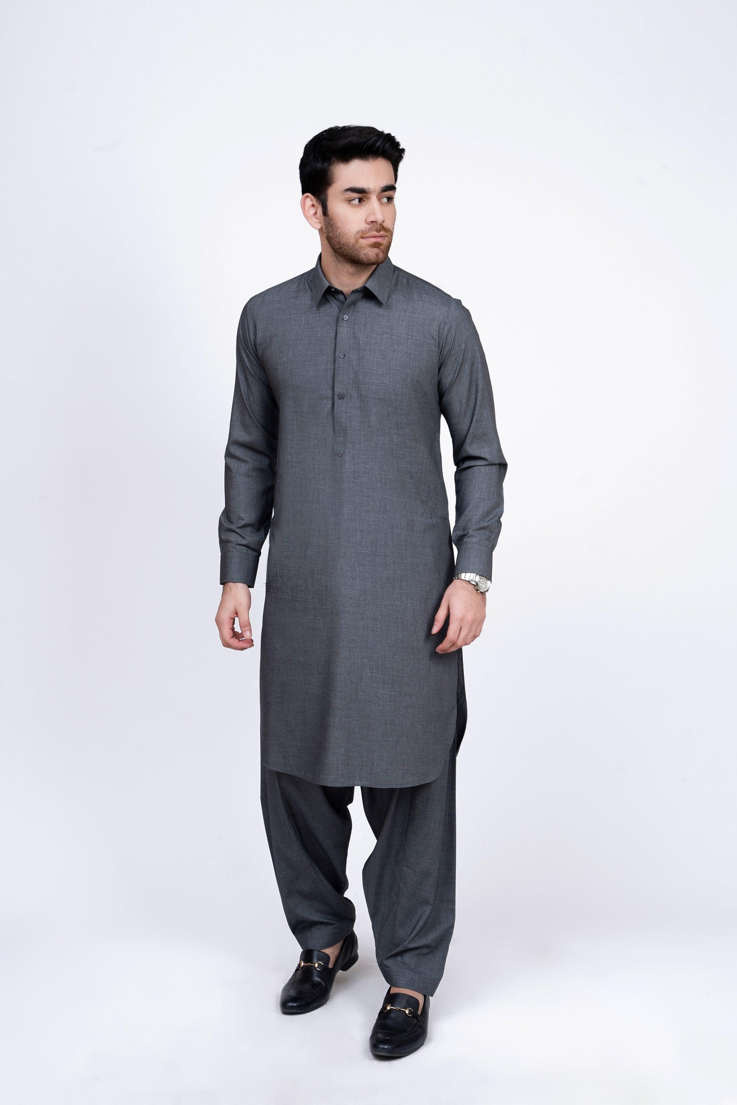 SHALWAR KAMEEZ CHARCOAL GREY at Charcoal Clothing