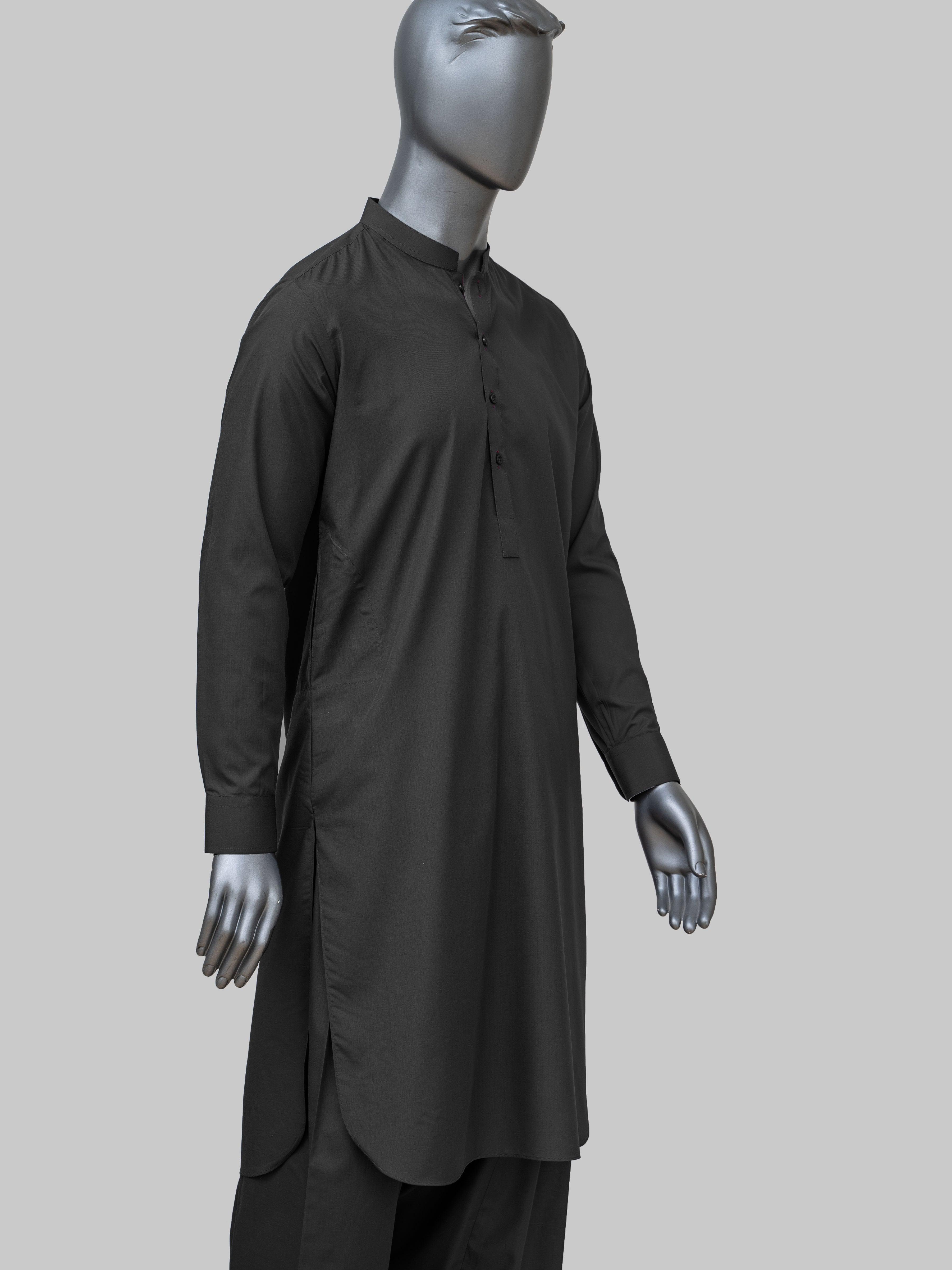 SHALWAR KAMEEZ DARK GREY at Charcoal Clothing