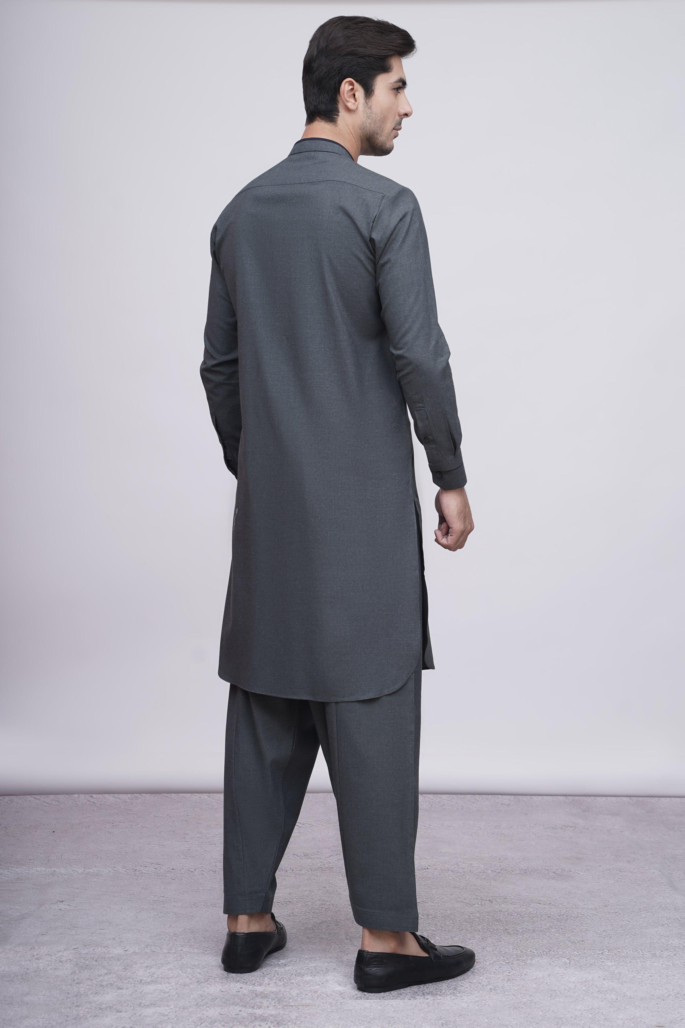 Shop SHALWAR KAMEEZ GREEN For Men Online - Main Image