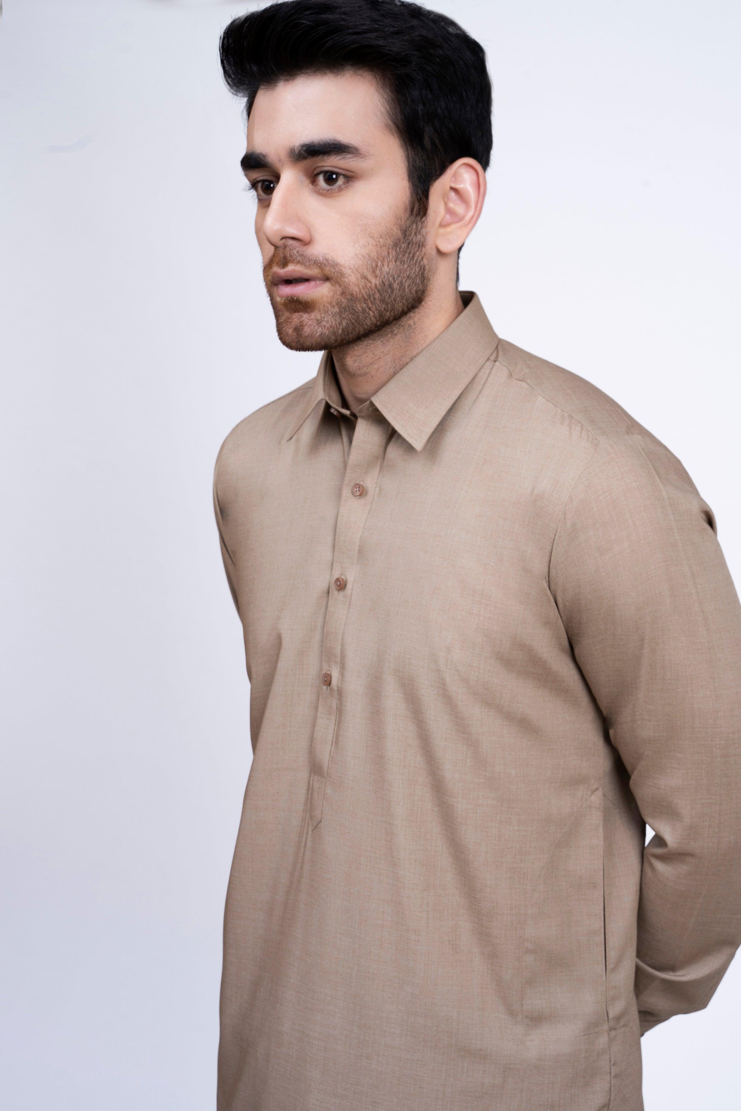 SHALWAR KAMEEZ KHAKI Charcoal Clothing