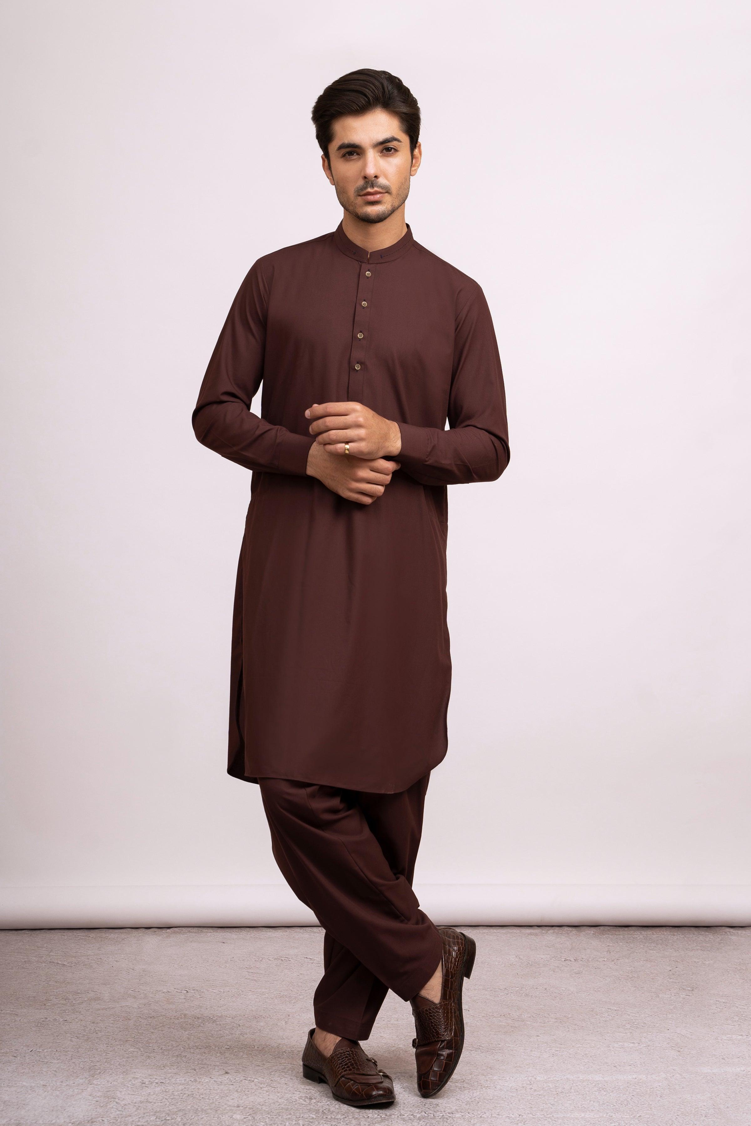 SHALWAR KAMEEZ MAROON at Charcoal Clothing