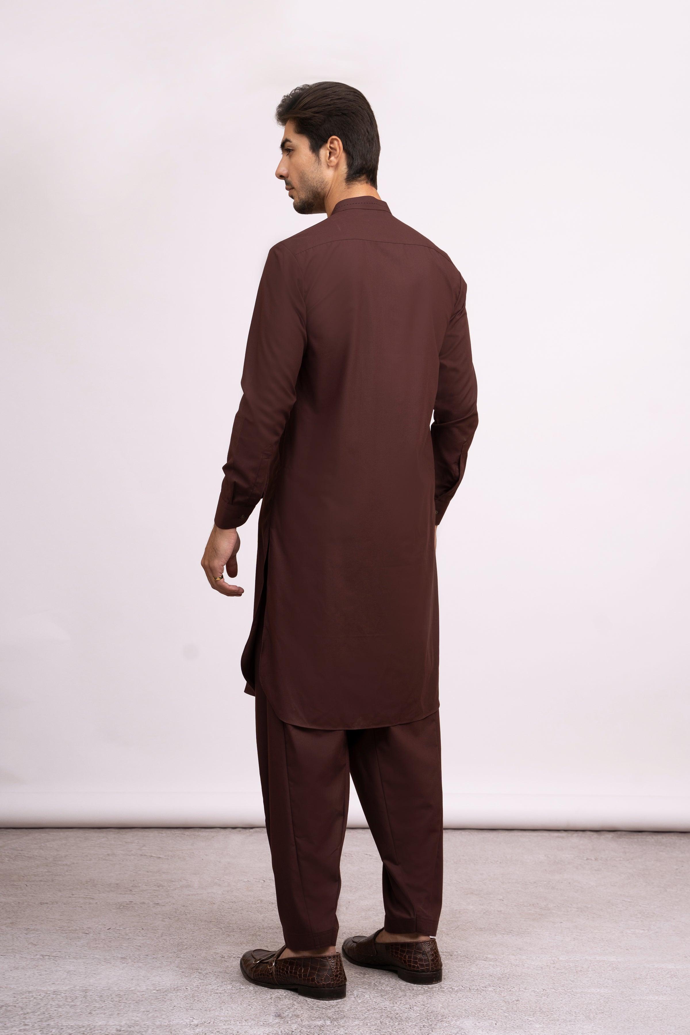 SHALWAR KAMEEZ MAROON at Charcoal Clothing