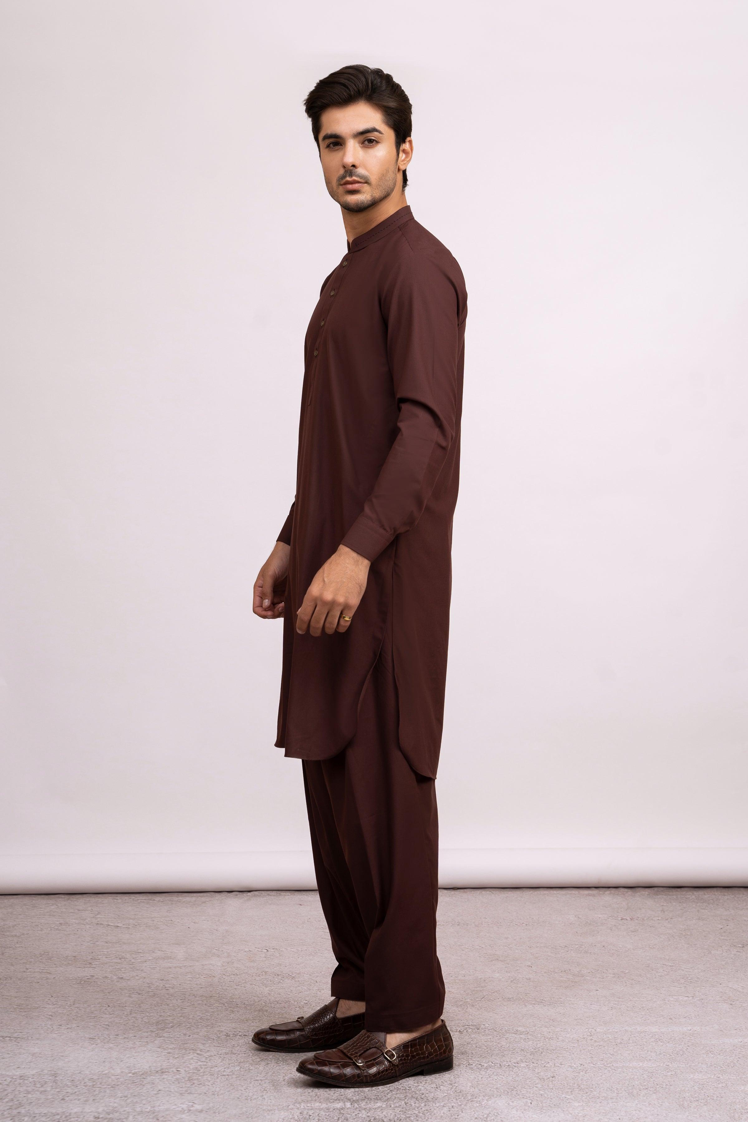 SHALWAR KAMEEZ MAROON at Charcoal Clothing