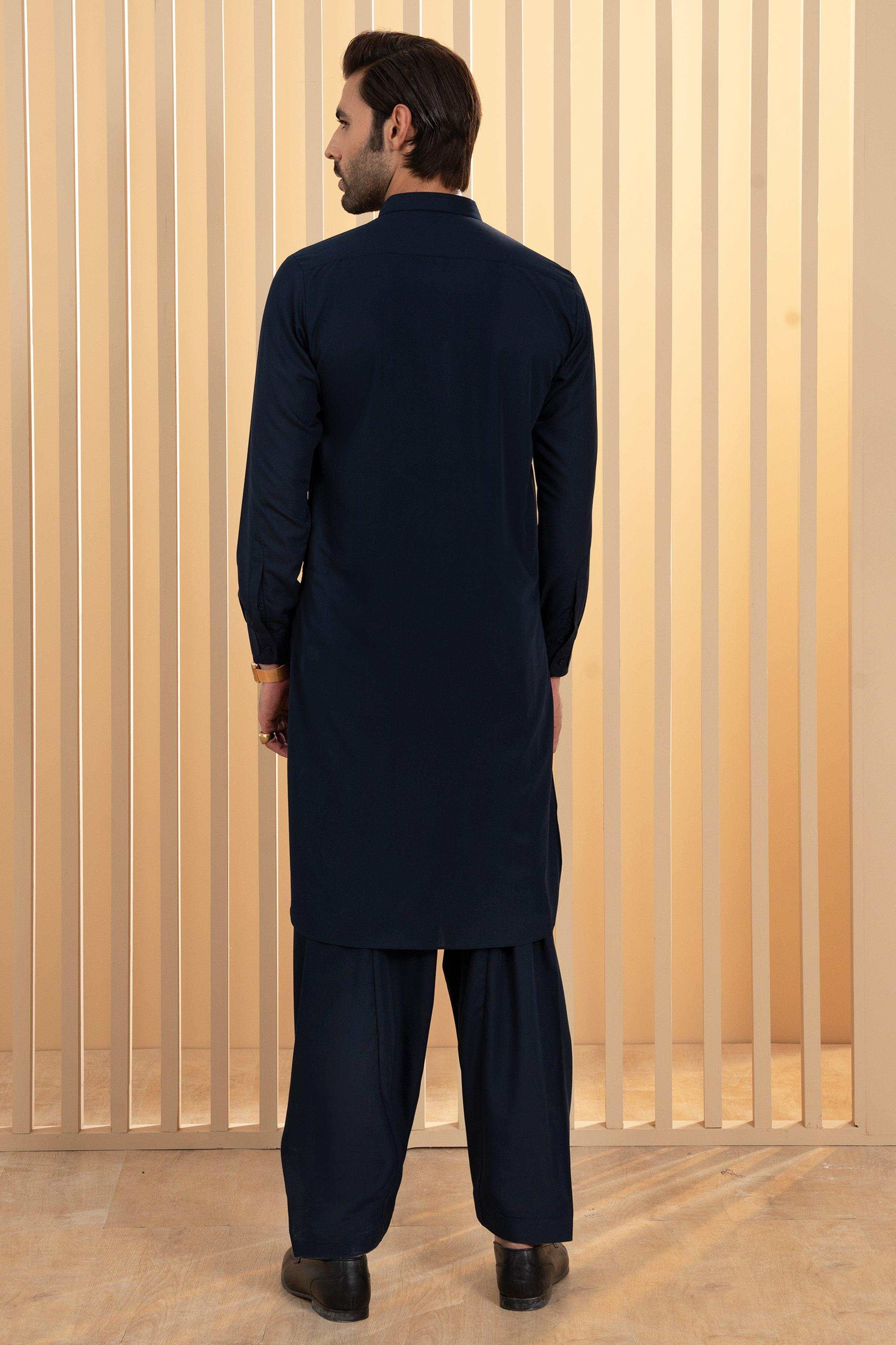 SHALWAR KAMEEZ NAVY at Charcoal Clothing