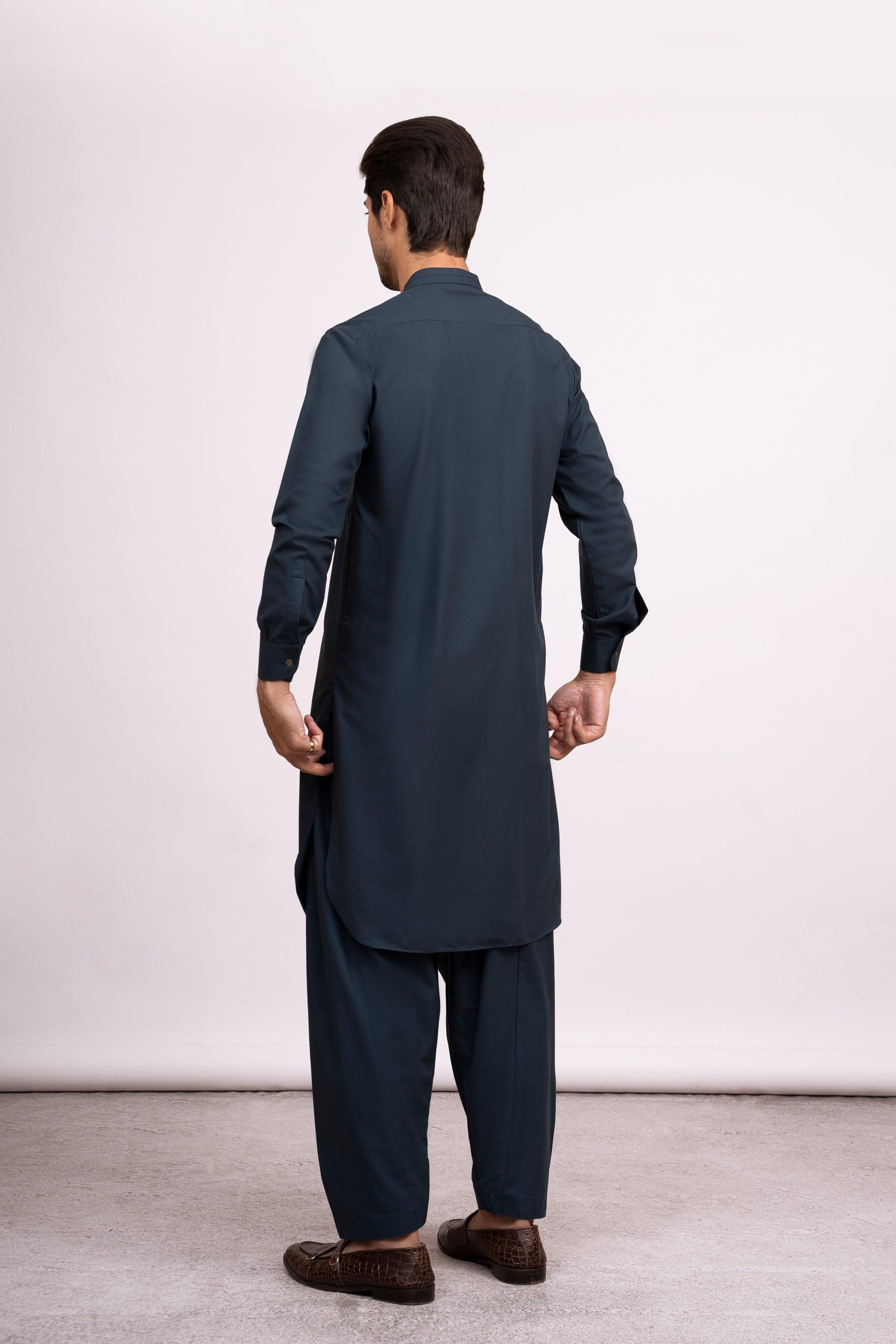 SHALWAR KAMEEZ SEA BLUE at Charcoal Clothing