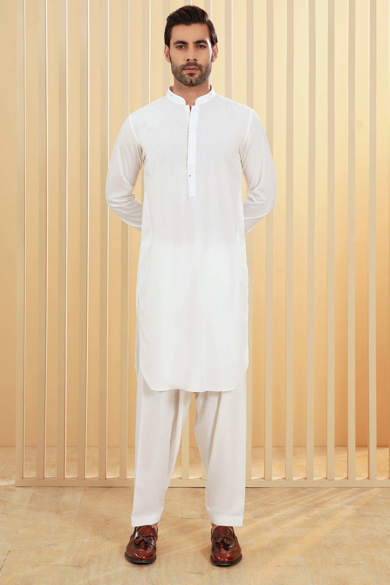 SHALWAR KAMEEZ WHITE – Charcoal Clothing