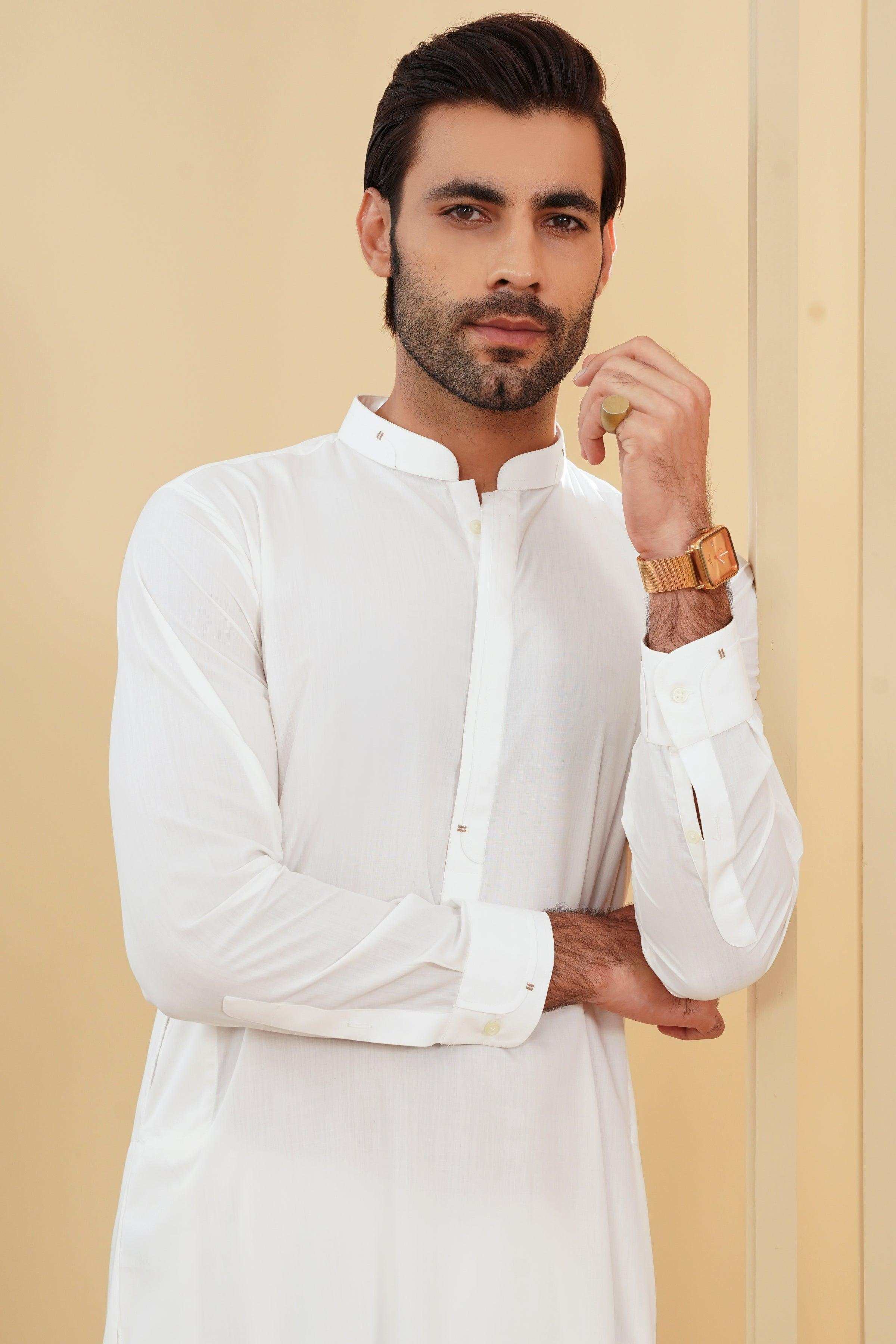 SHALWAR KAMEEZ WHITE at Charcoal Clothing