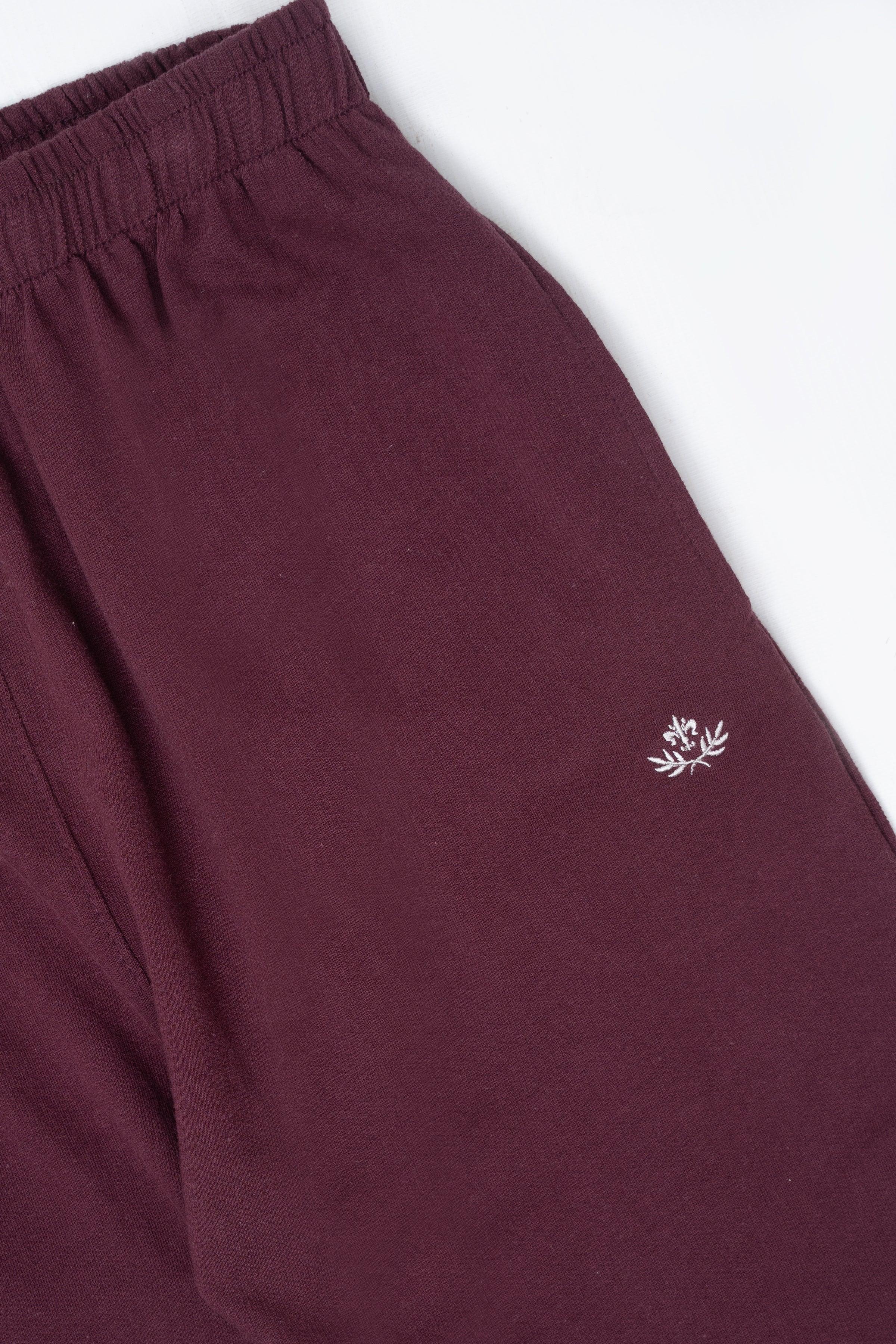 SLEEPWEAR TROUSER MAROON at Charcoal Clothing