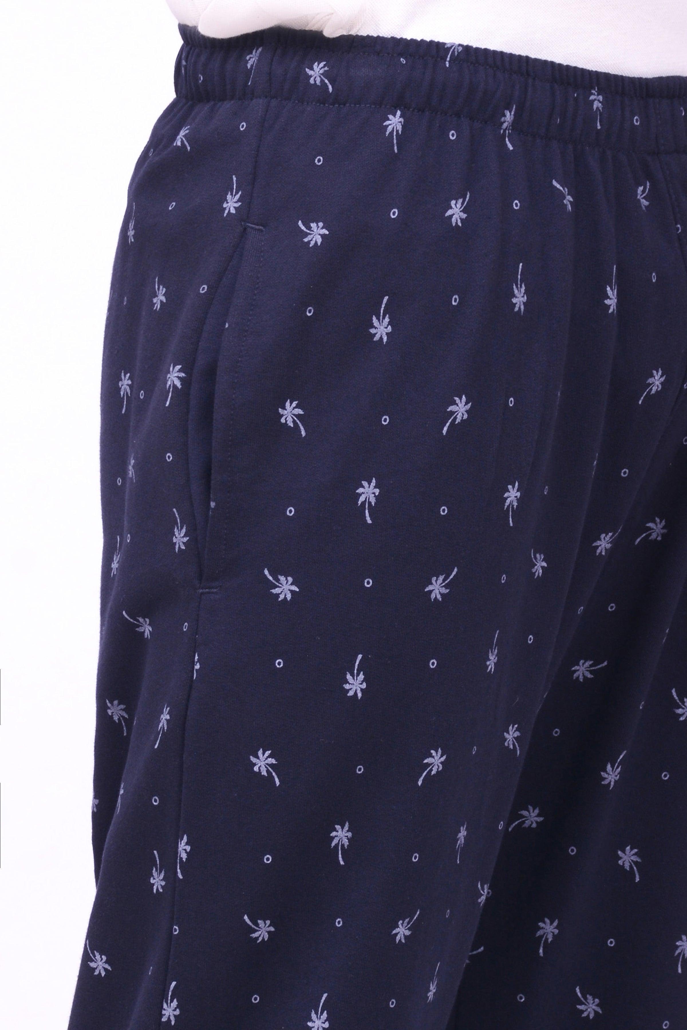 SLEEPWEAR TROUSER NAVY PRINTED at Charcoal Clothing